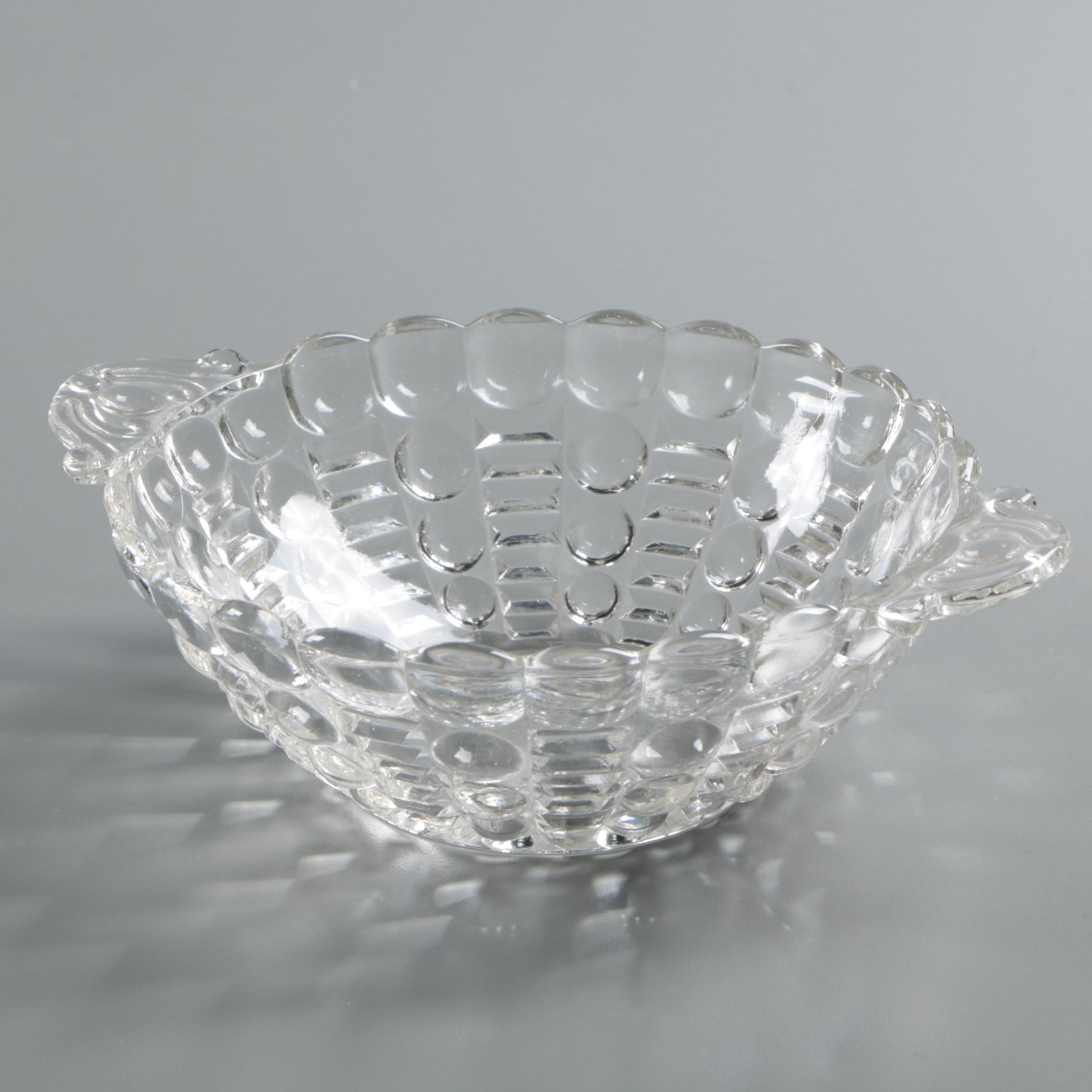 Vintage Anchor Hocking "Boopie Clear" with Other Glass Serveware