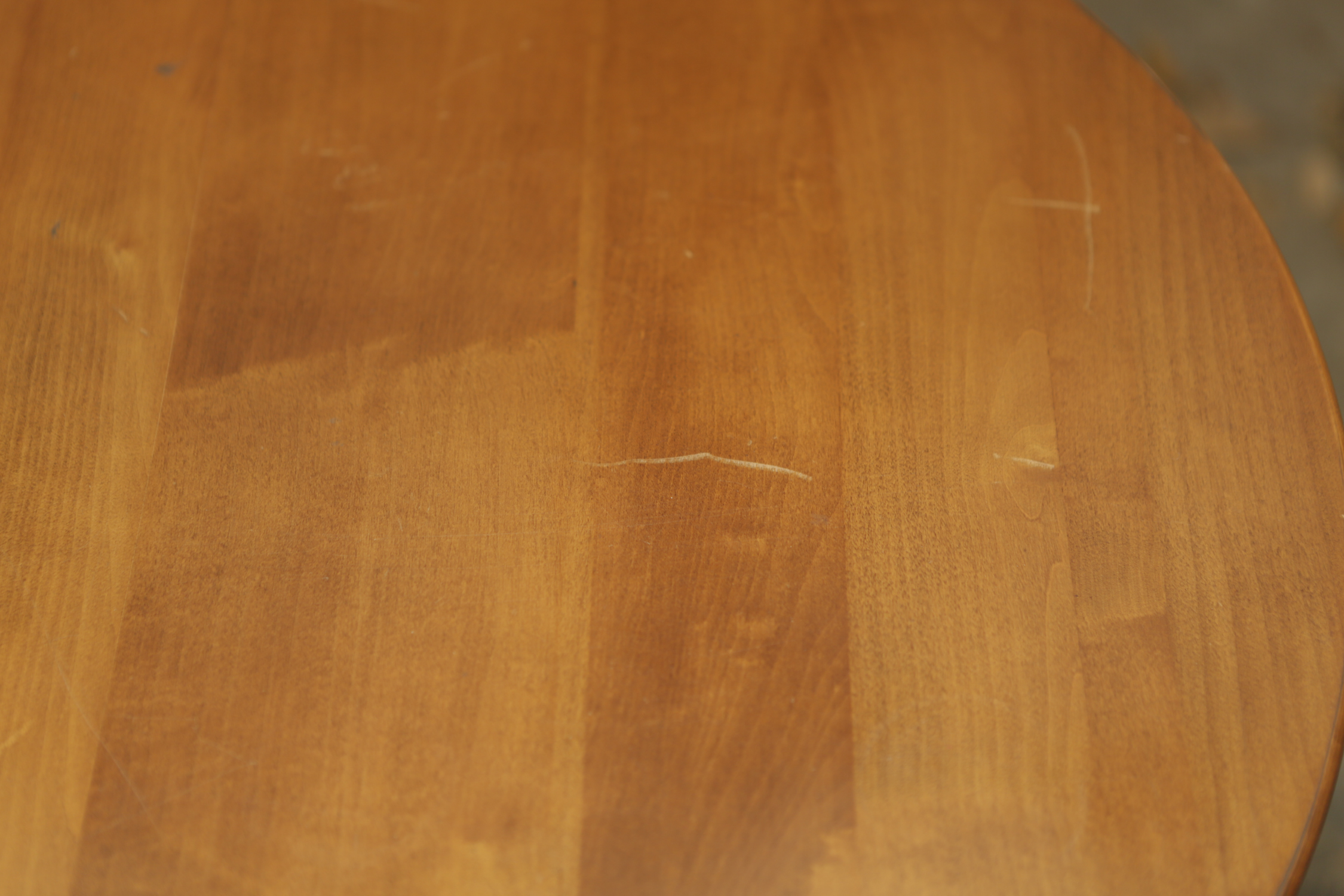 Wooden Two-Tier Circular Side Table