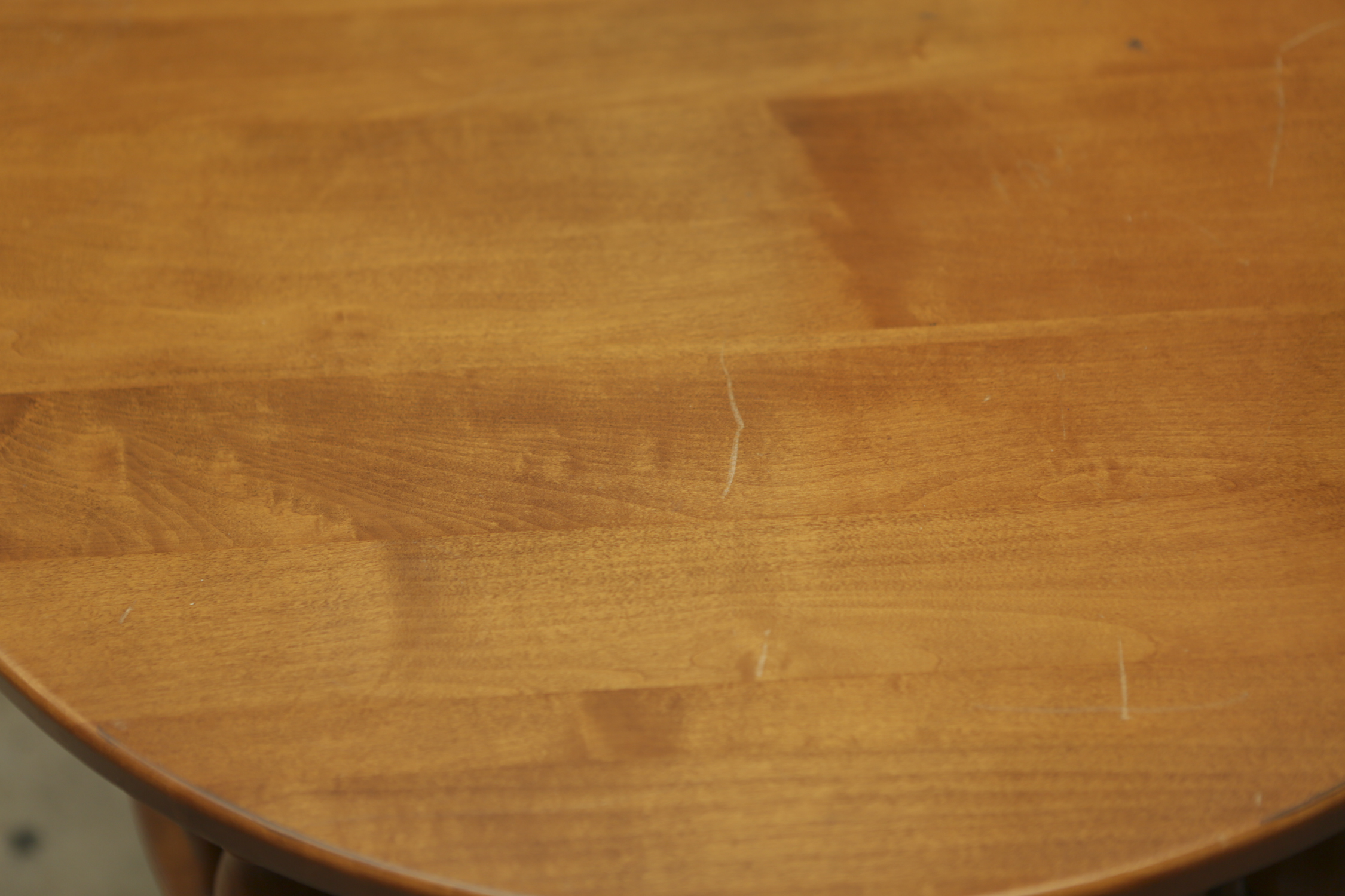 Wooden Two-Tier Circular Side Table