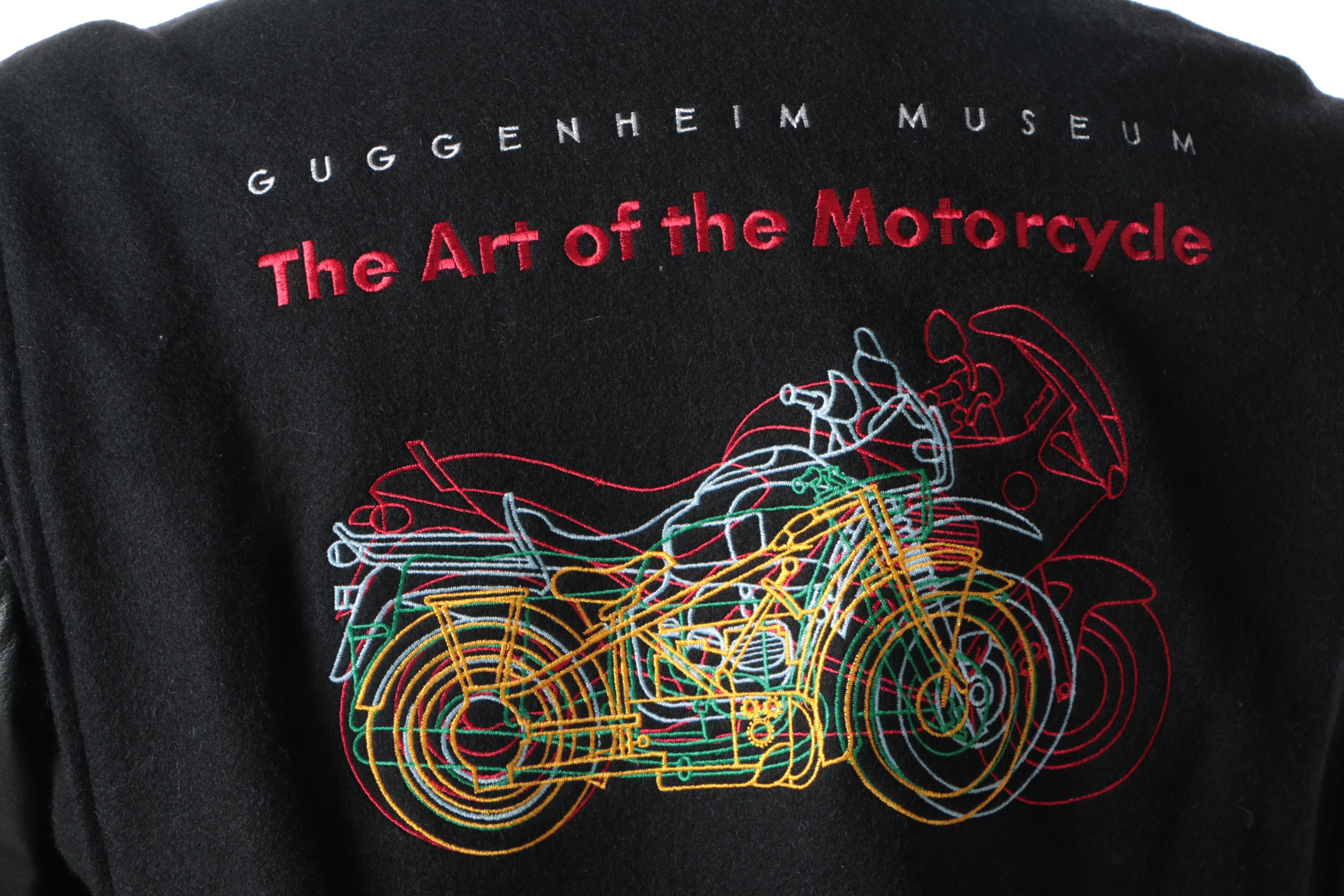 Men's BMW Motorcycles 75 Year Anniversary Black Bomber Jacket