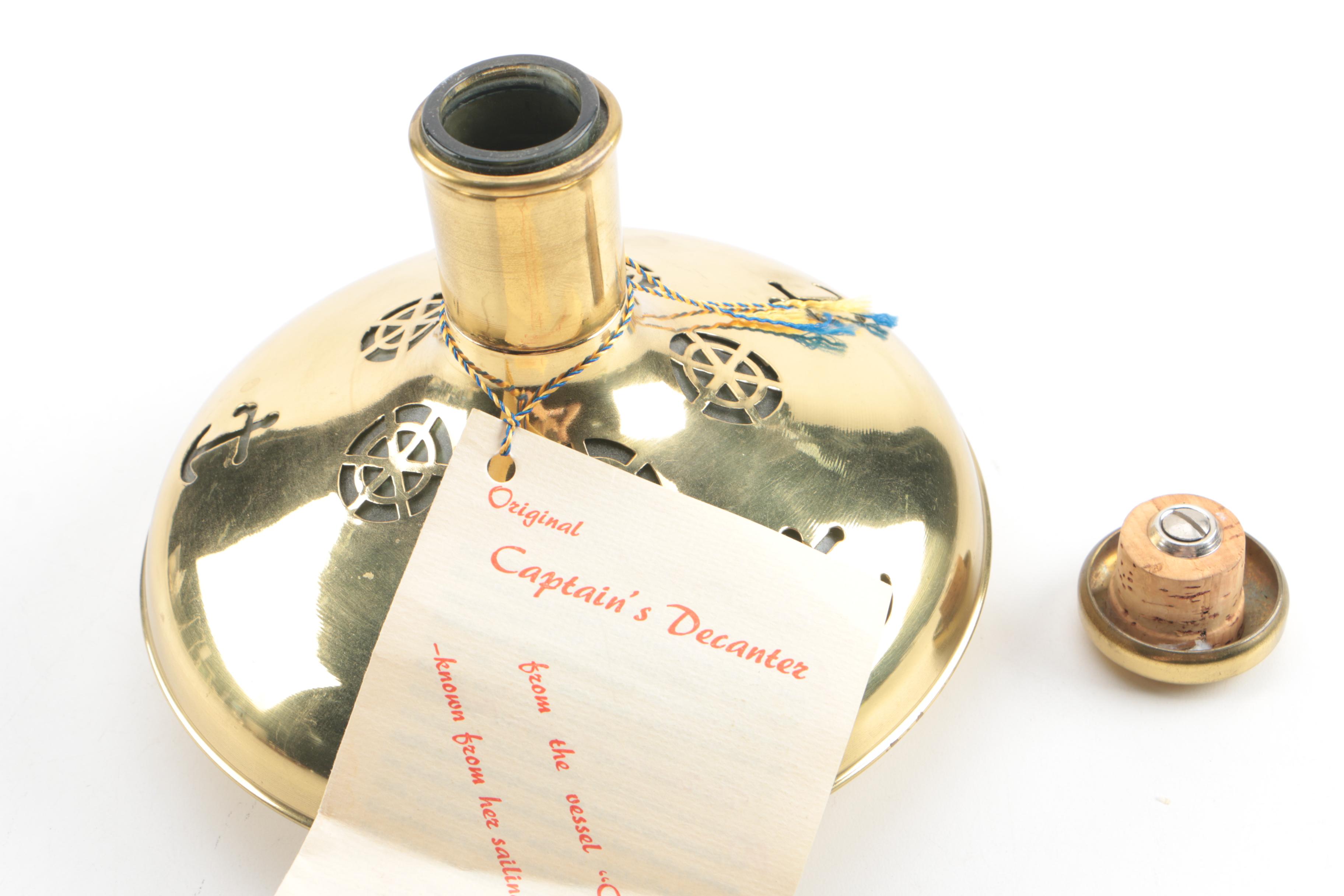 Vintage Swedish "Captain's Decanter" and Barware Tools