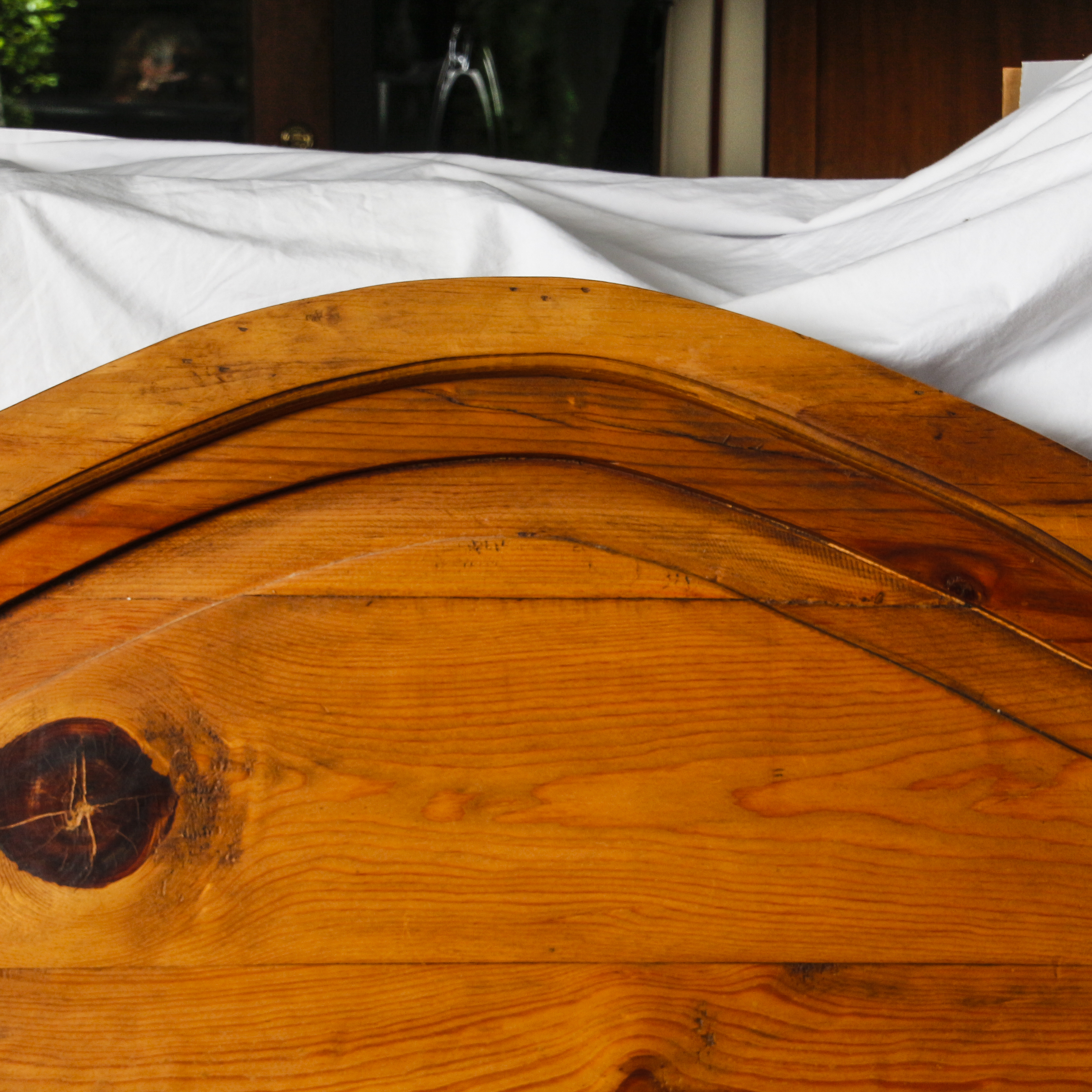 Vintage Pine Queen Size Headboard