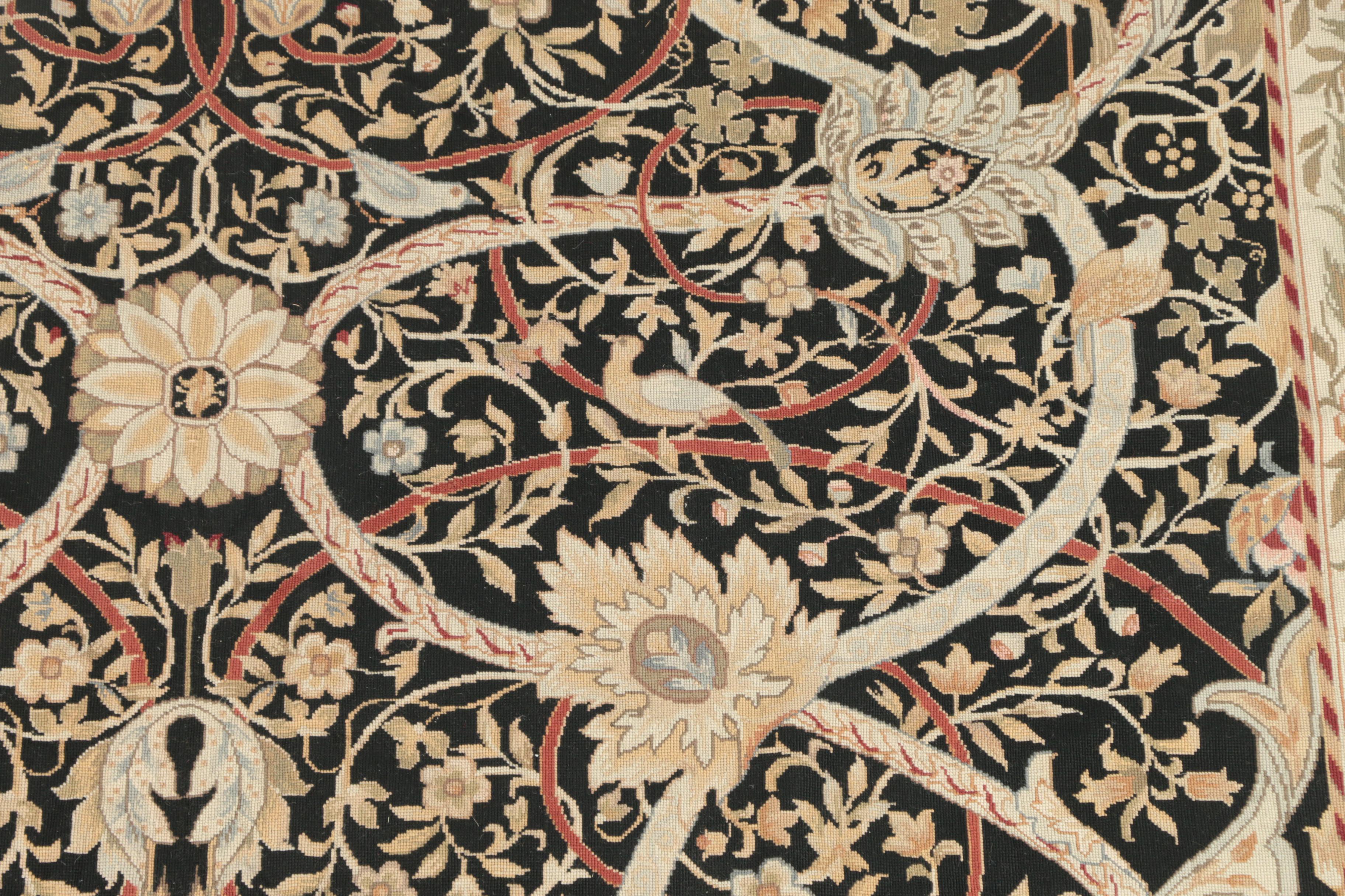 Handmade Seagull Carpets Chinese Aubusson Area Rug