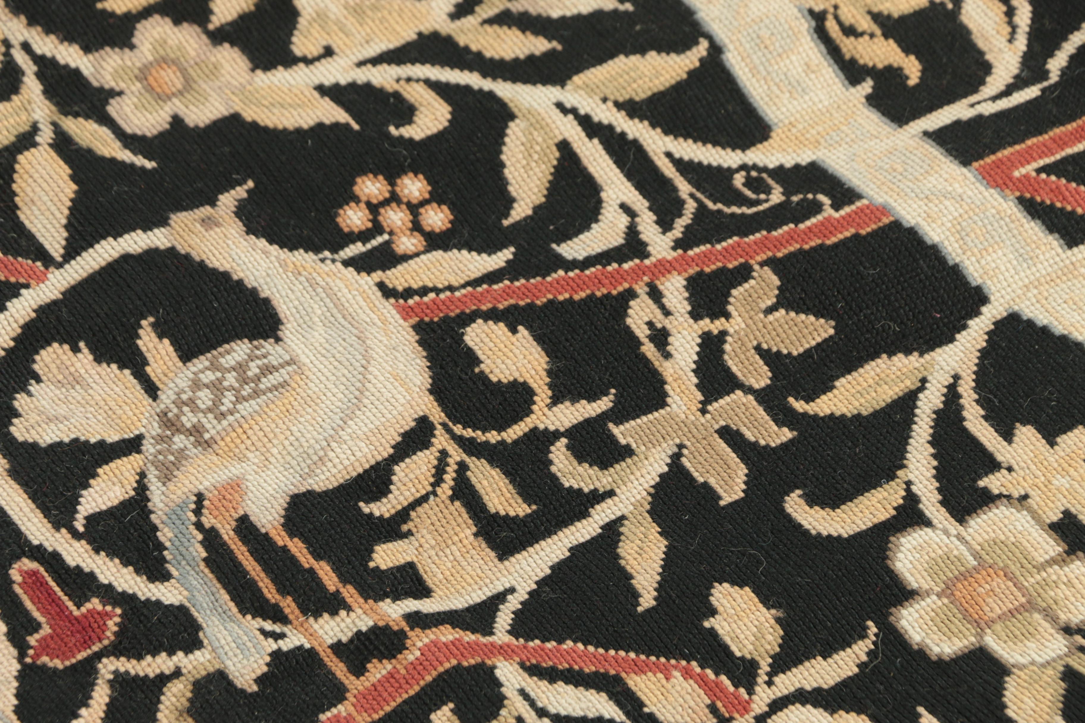 Handmade Seagull Carpets Chinese Aubusson Area Rug