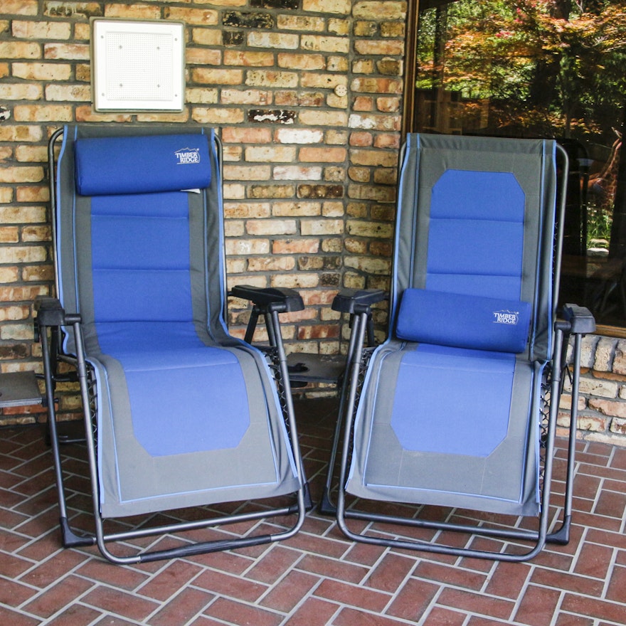 Reclining Lounge Patio Chairs by Timber Ridge