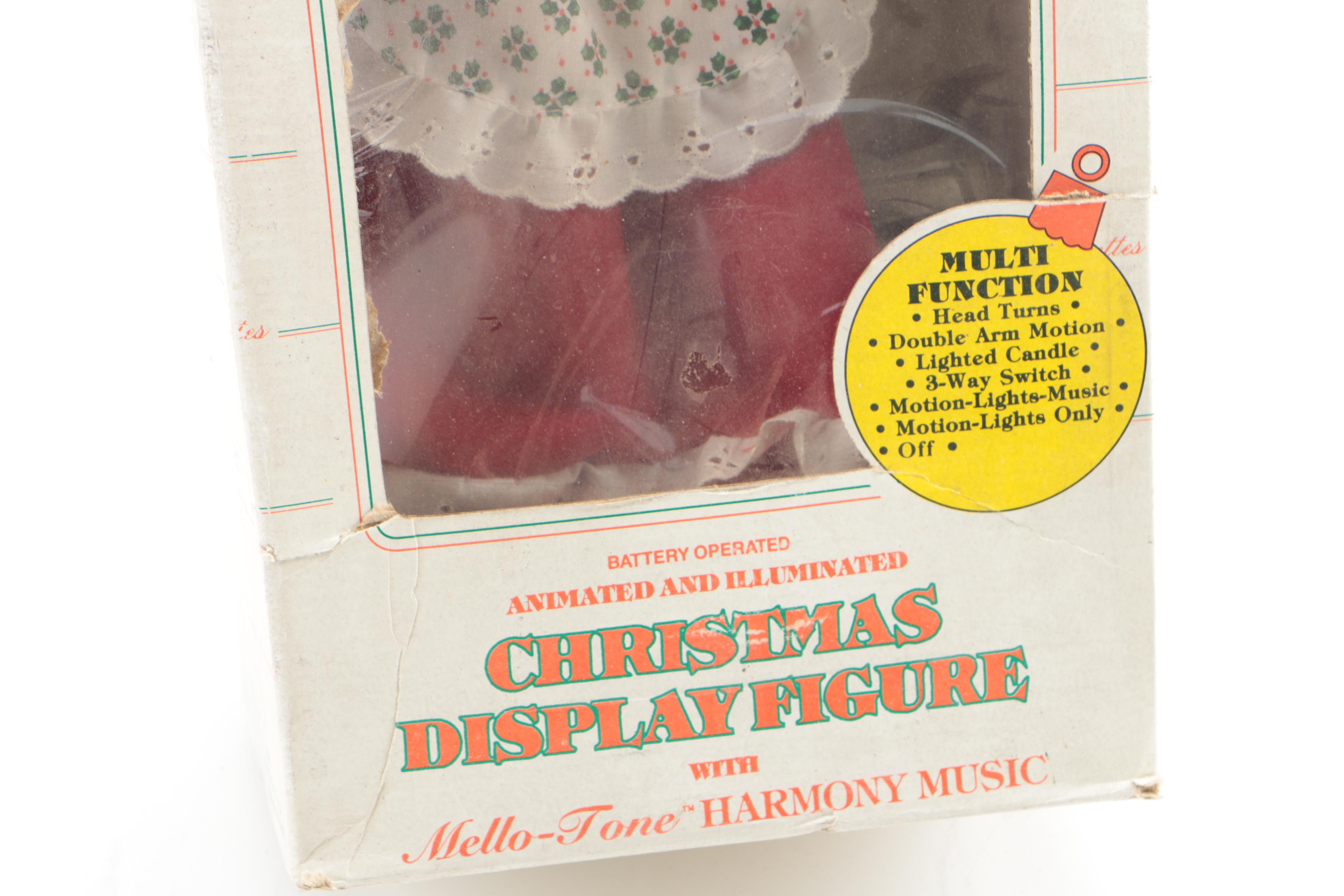 Vintage Vogue "Ginny" Dolls and Telco Christmas Display Figure