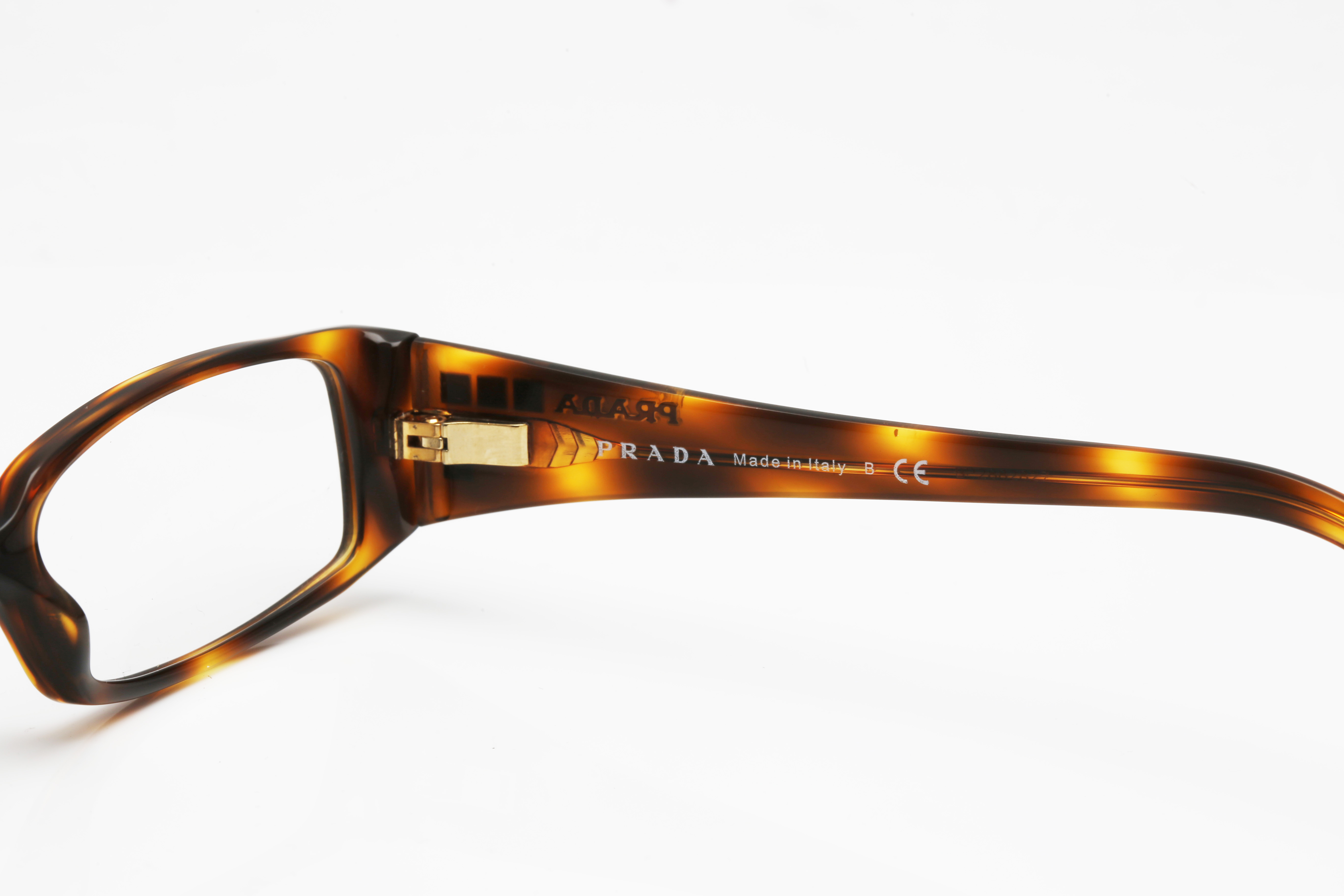 Prada VPR06L Tortoiseshell Style Eyeglasses