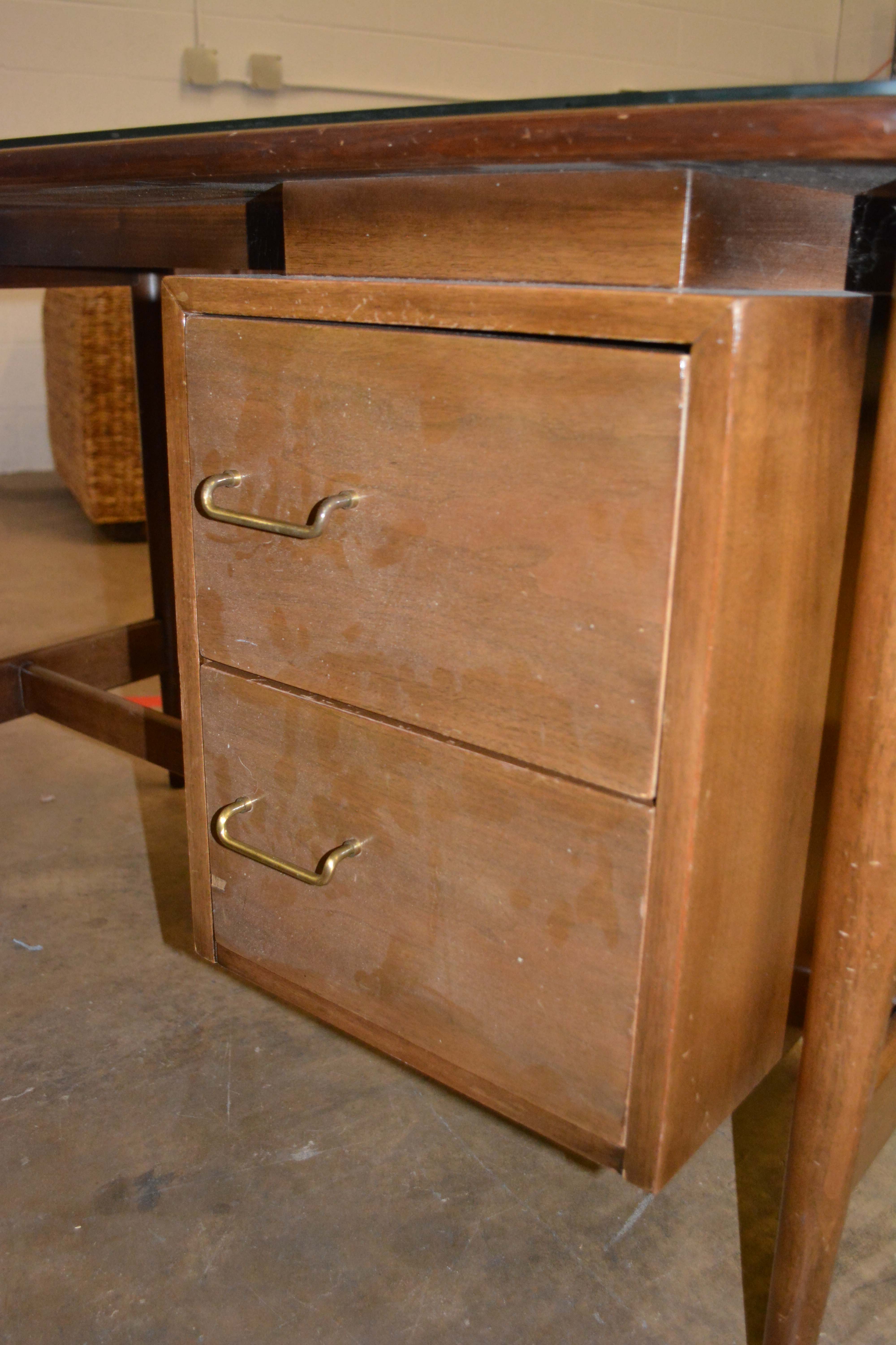 "Dania" Desk by Merton Gershun for American of Martinsville Desk