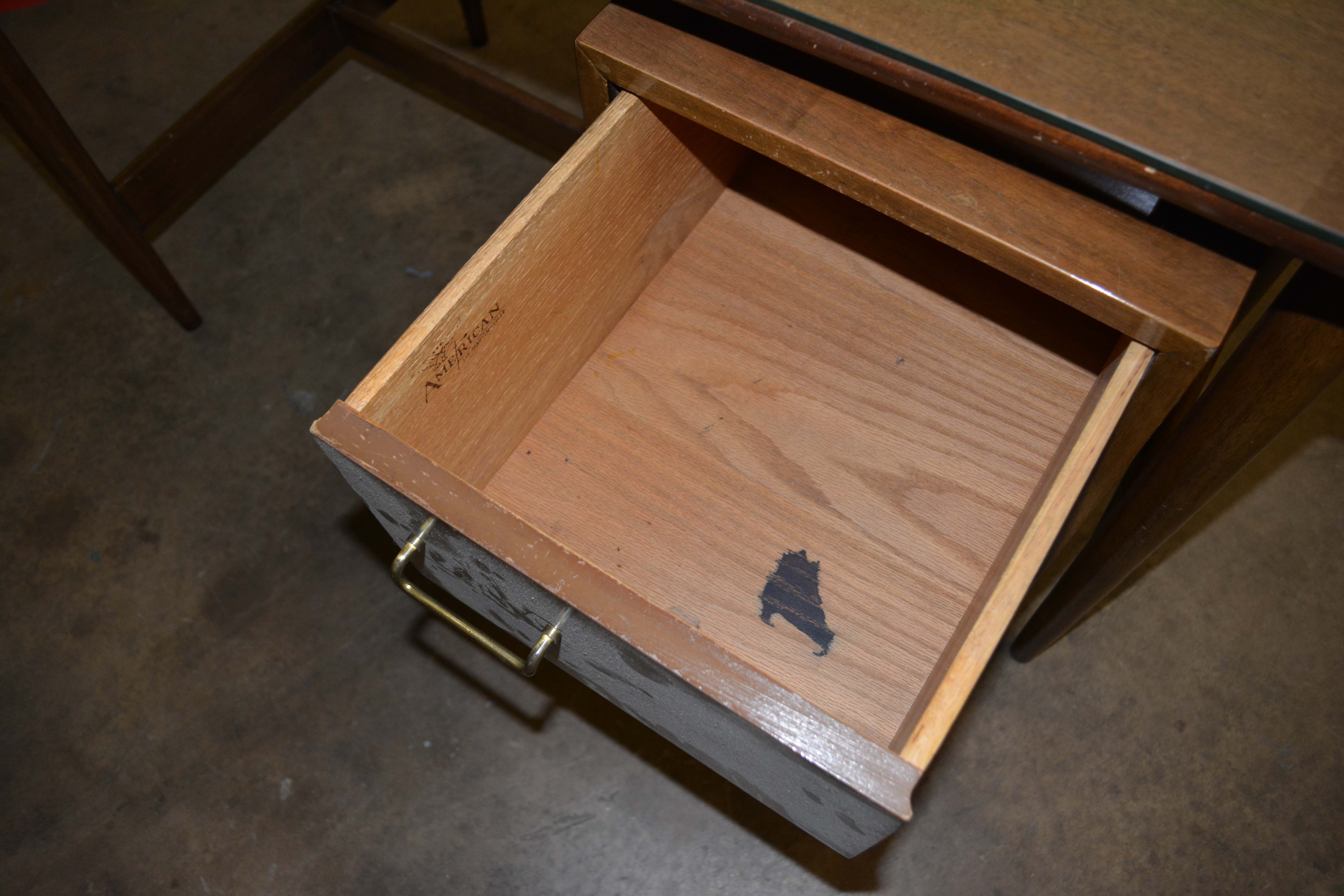 "Dania" Desk by Merton Gershun for American of Martinsville Desk