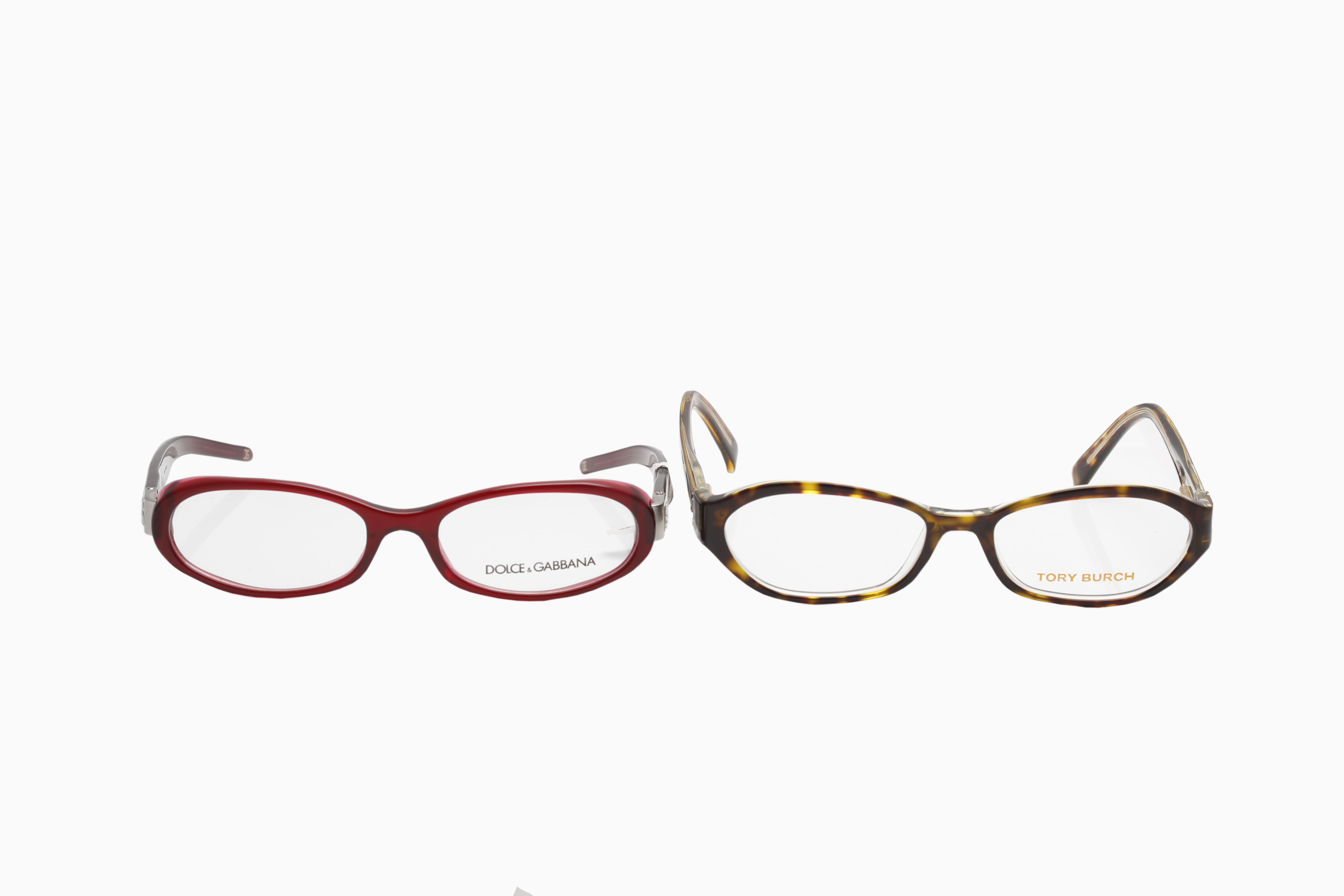 Dolce & Gabbana and Tory Burch Demo Eyeglasses