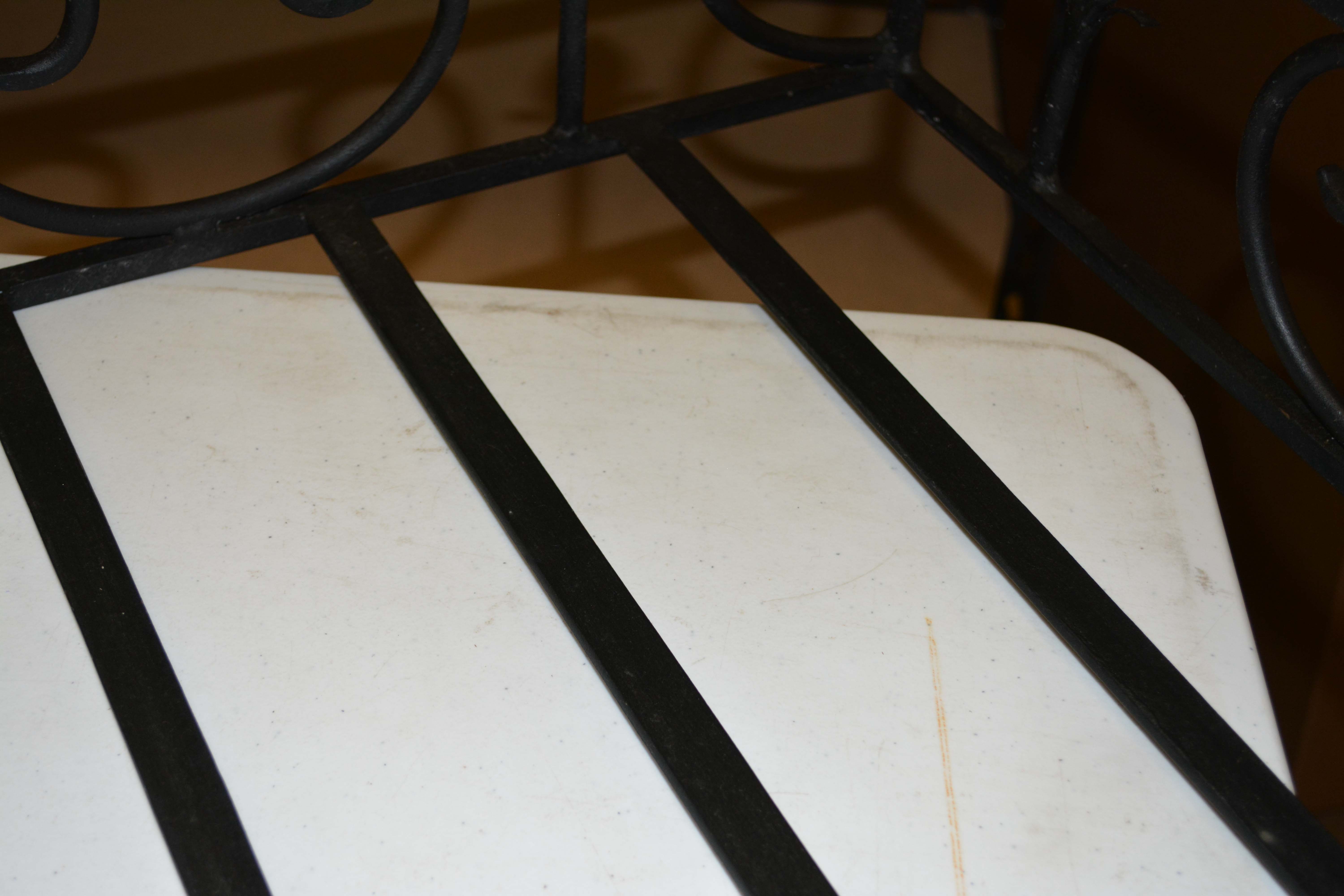 Hanging Black Iron Pot Rack with Hooks