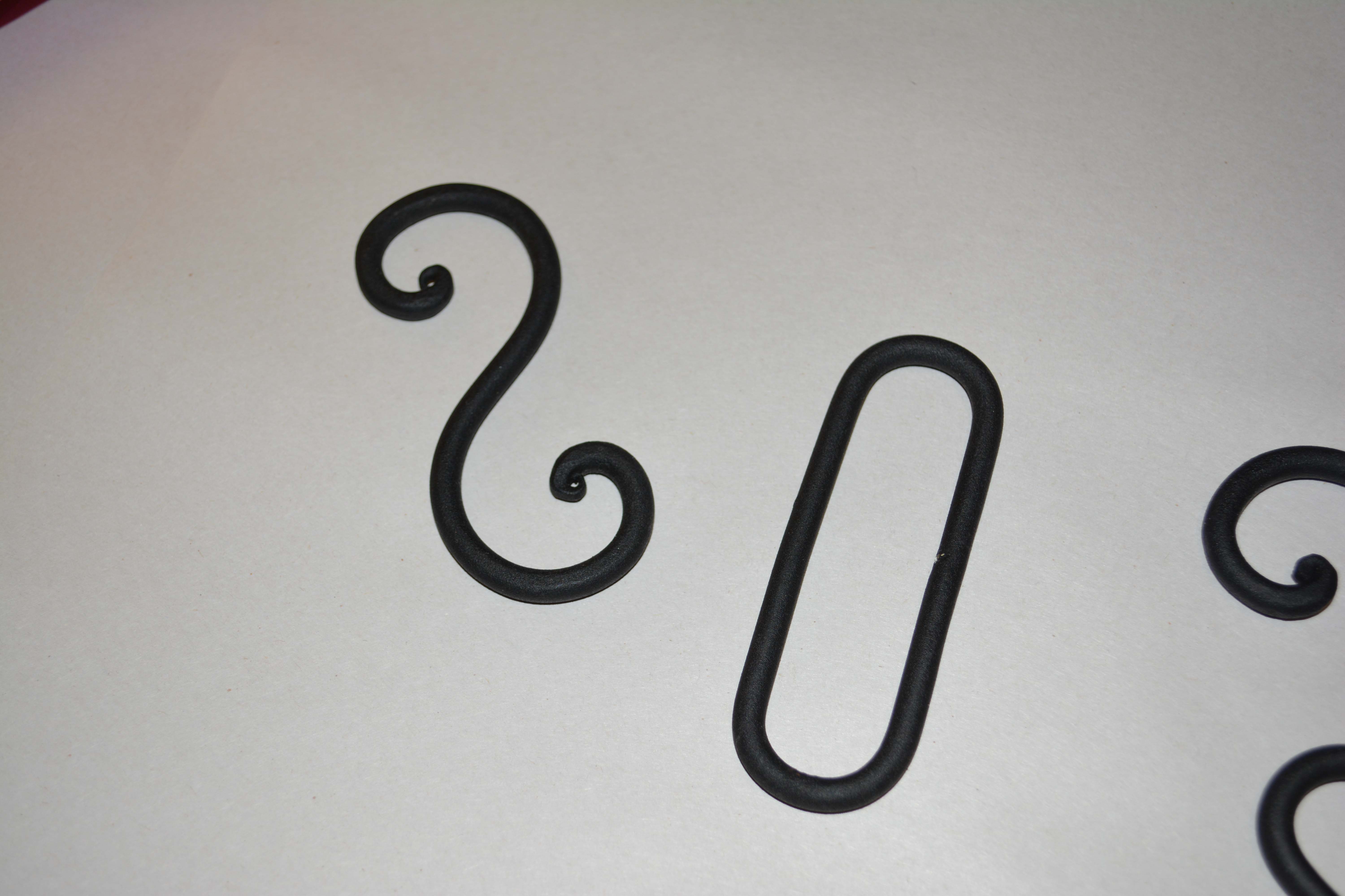 Hanging Black Iron Pot Rack with Hooks