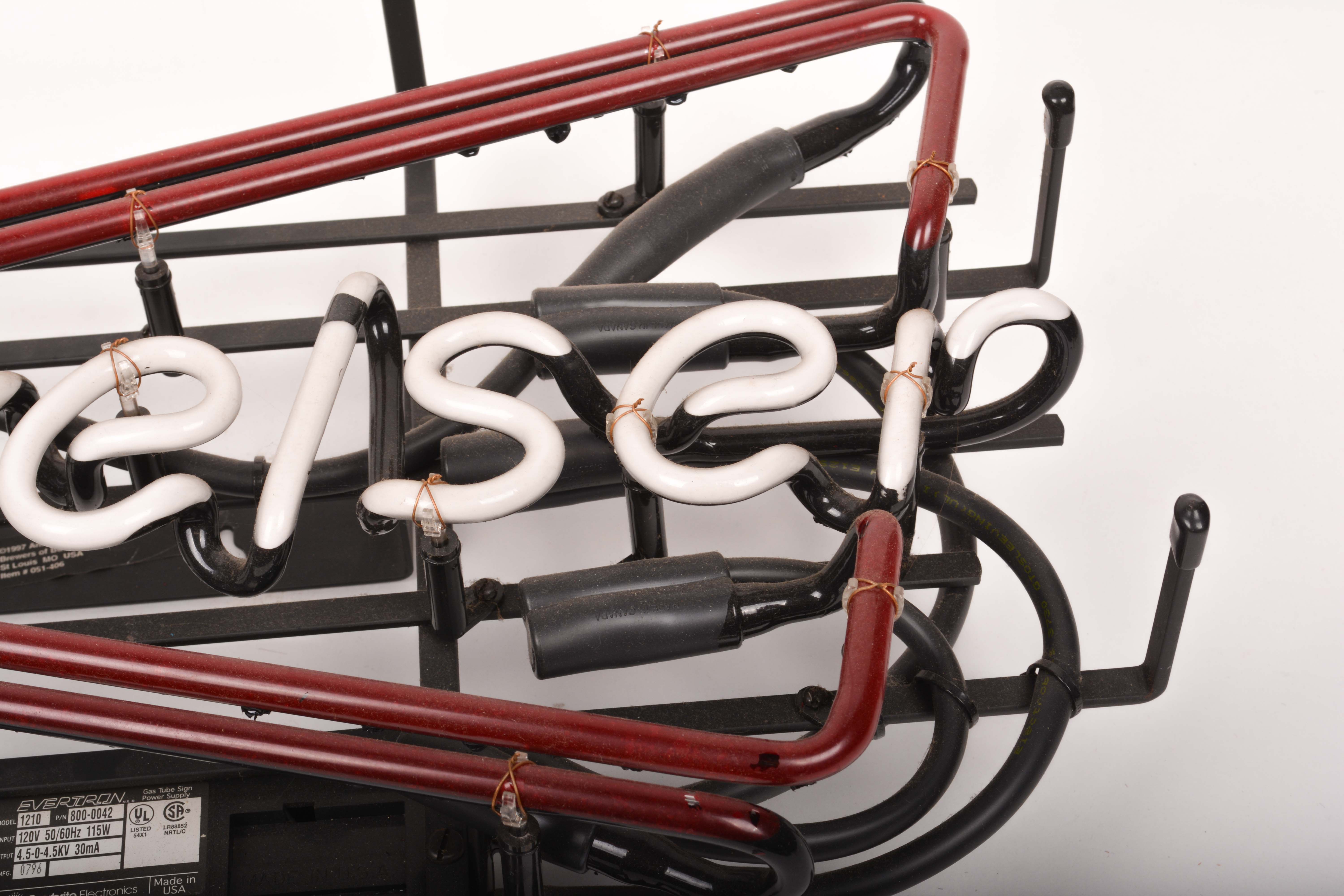 1996 Budweiser Beer Neon Sign