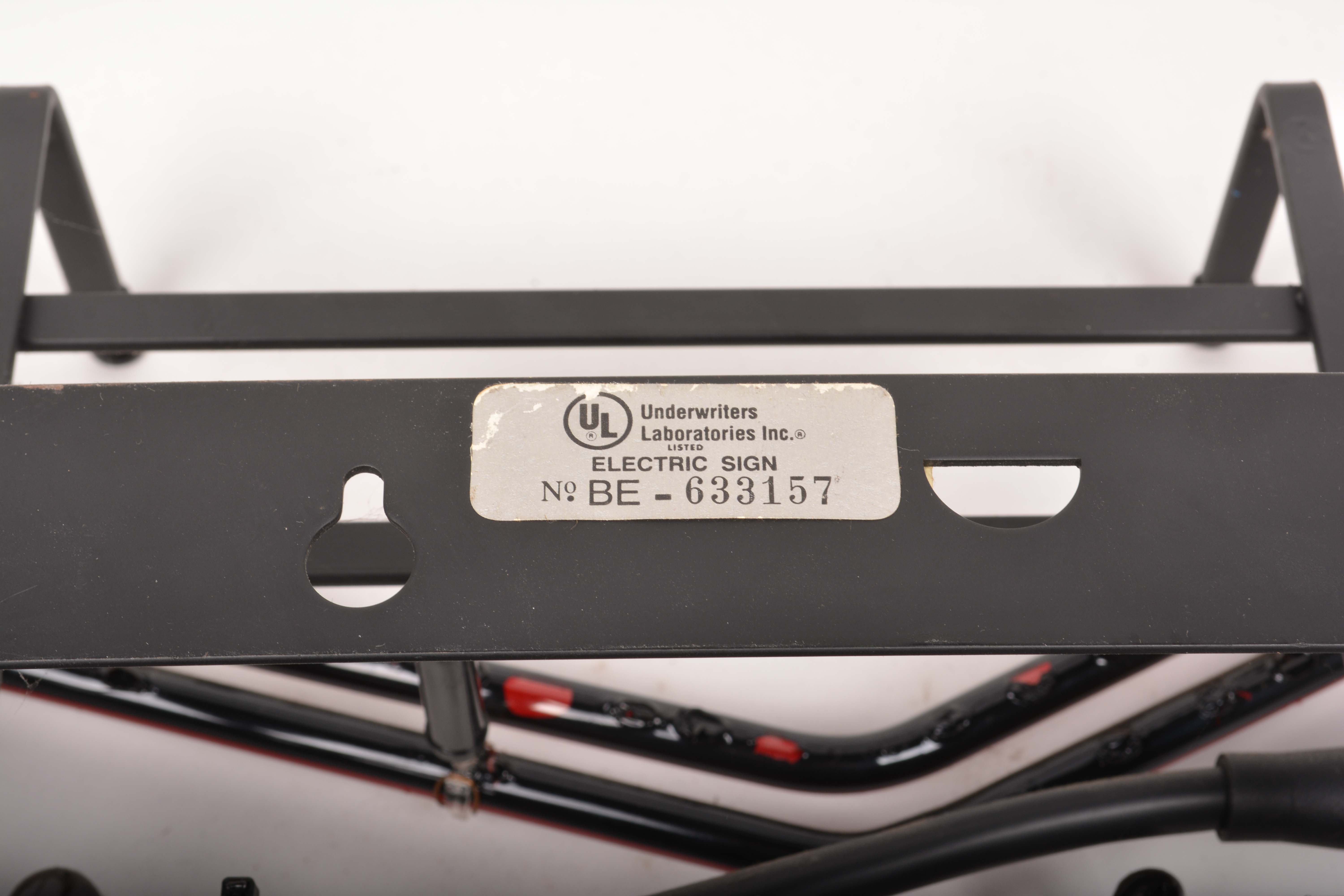 1996 Budweiser Beer Neon Sign