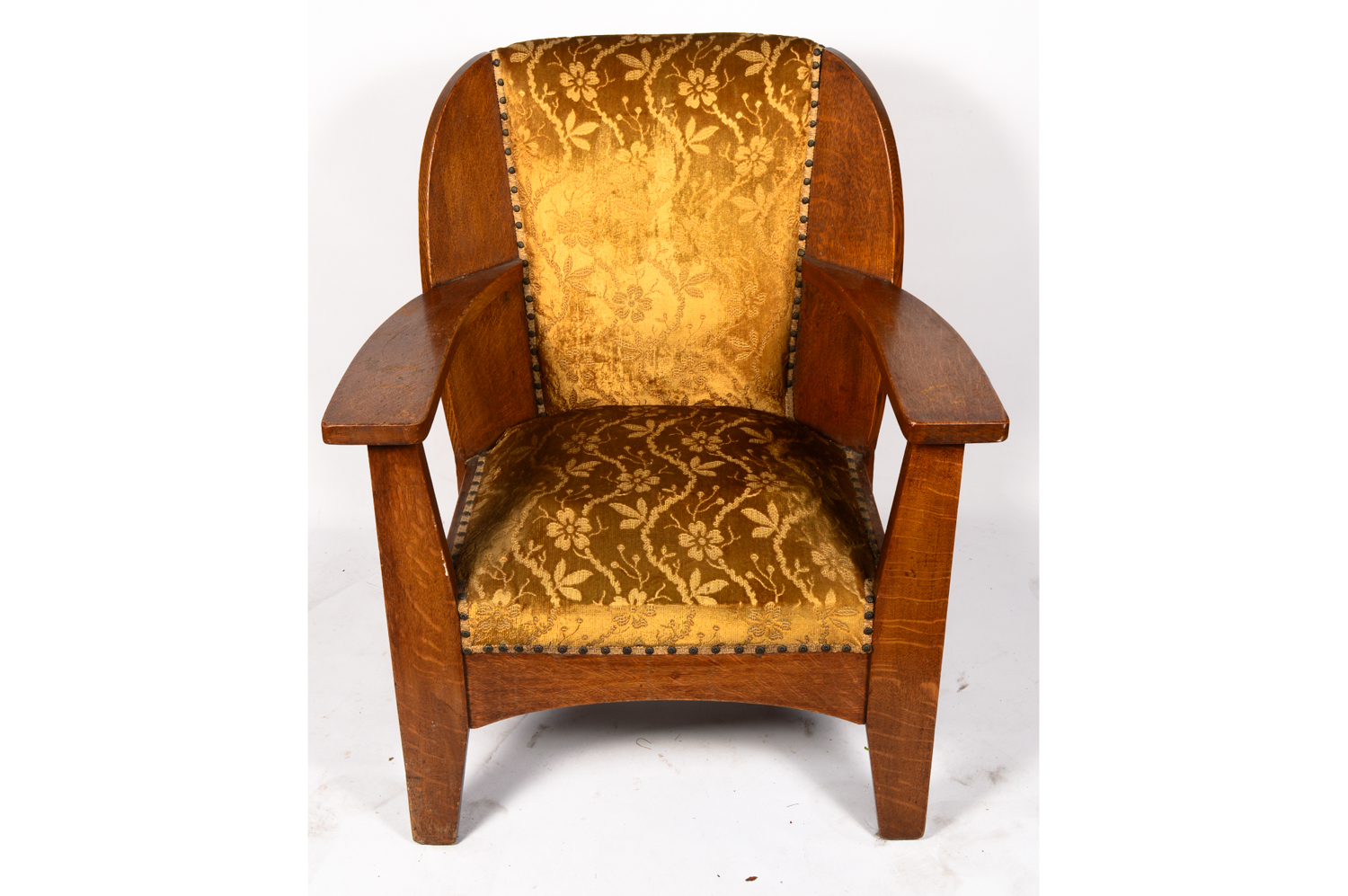 Vintage Quartersawn Oak Chair