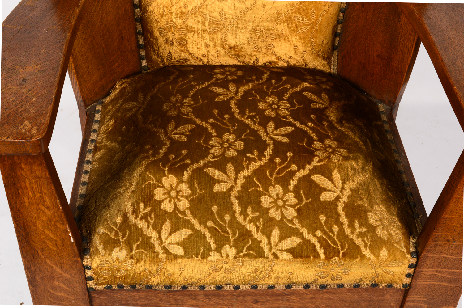 Vintage Quartersawn Oak Chair