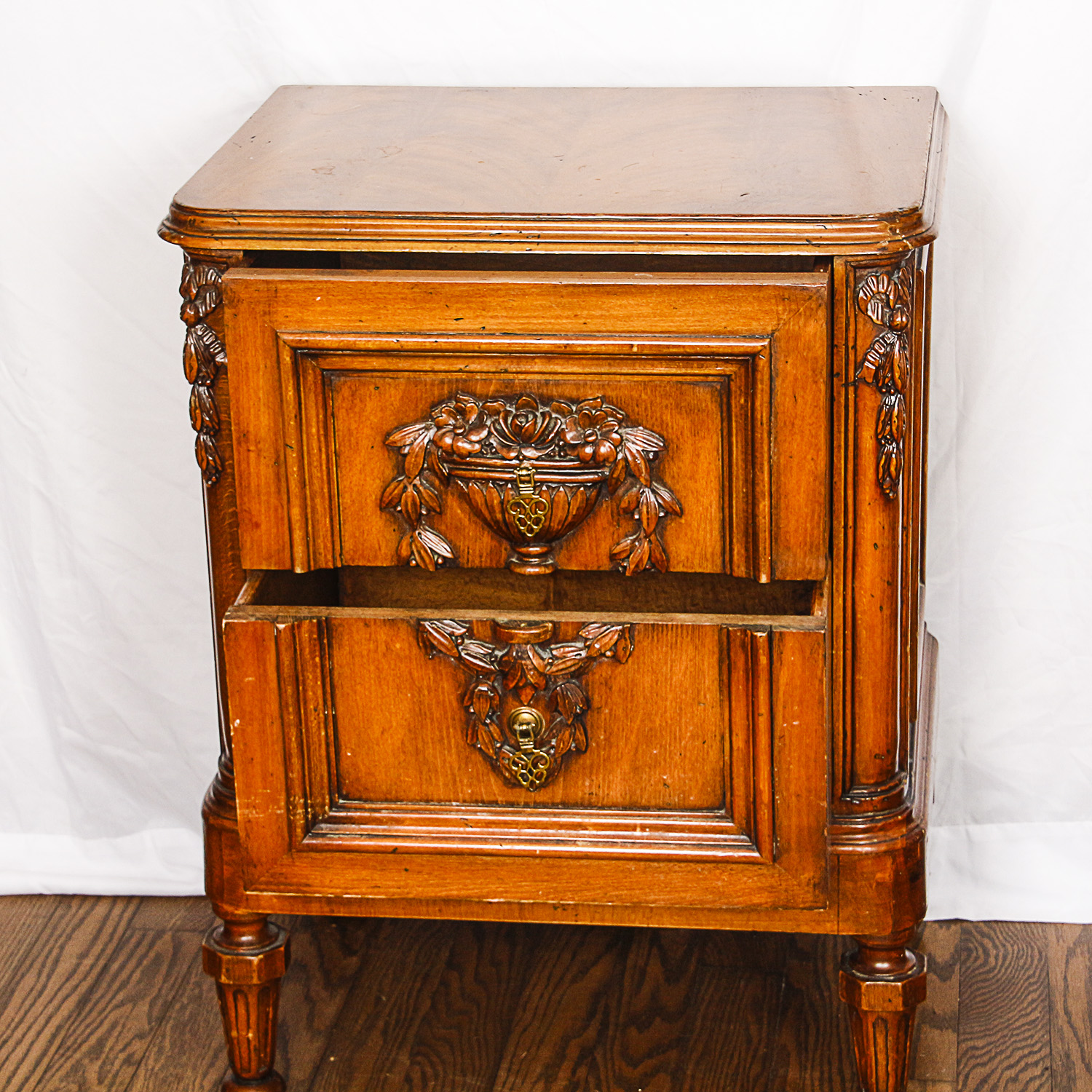 Vintage Neoclassical Style Nightstand