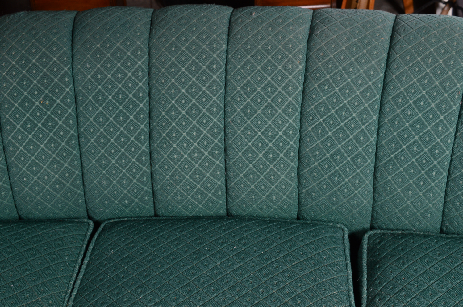 Channel Back Cabriole Sofa