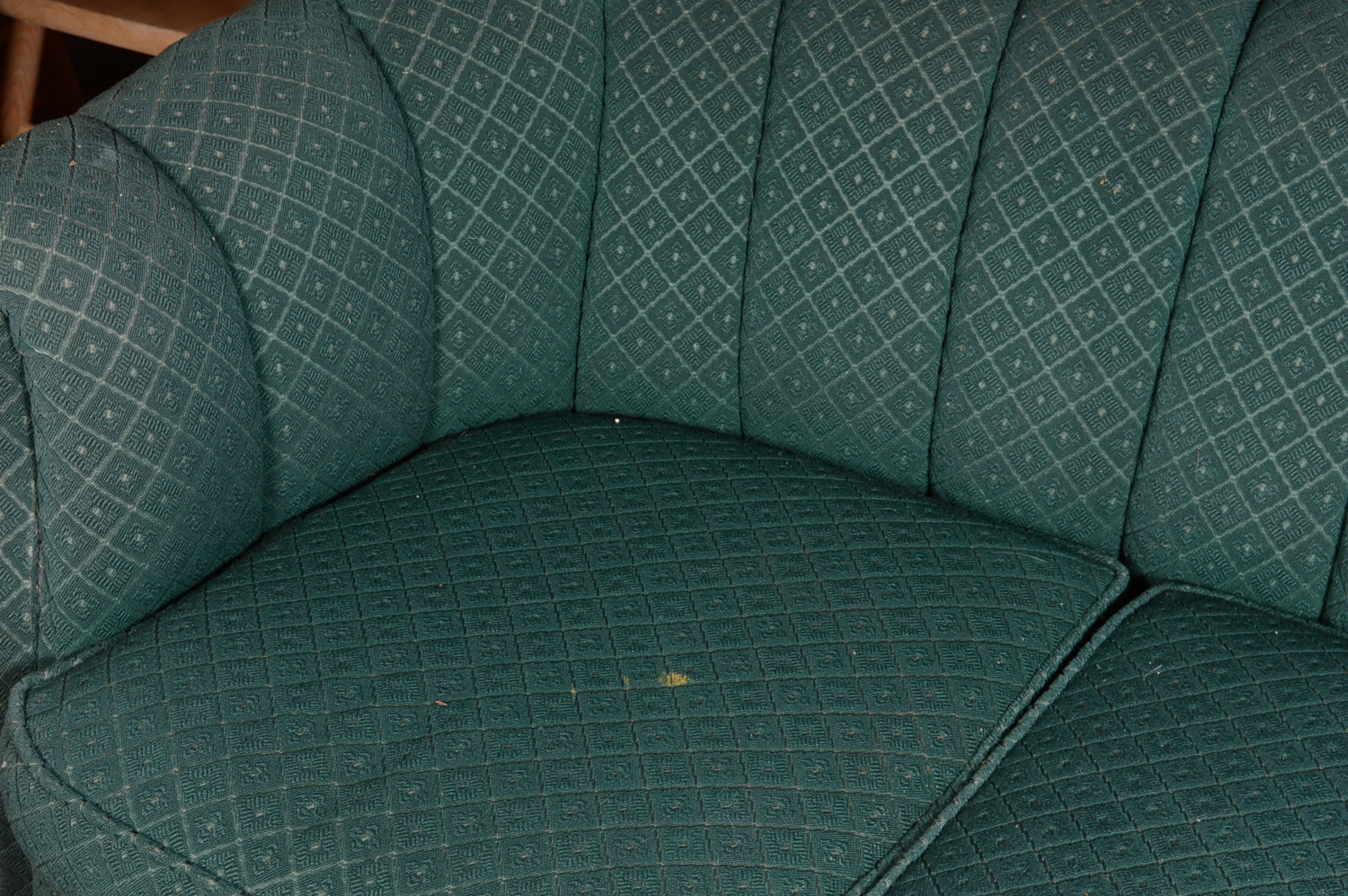 Channel Back Cabriole Sofa