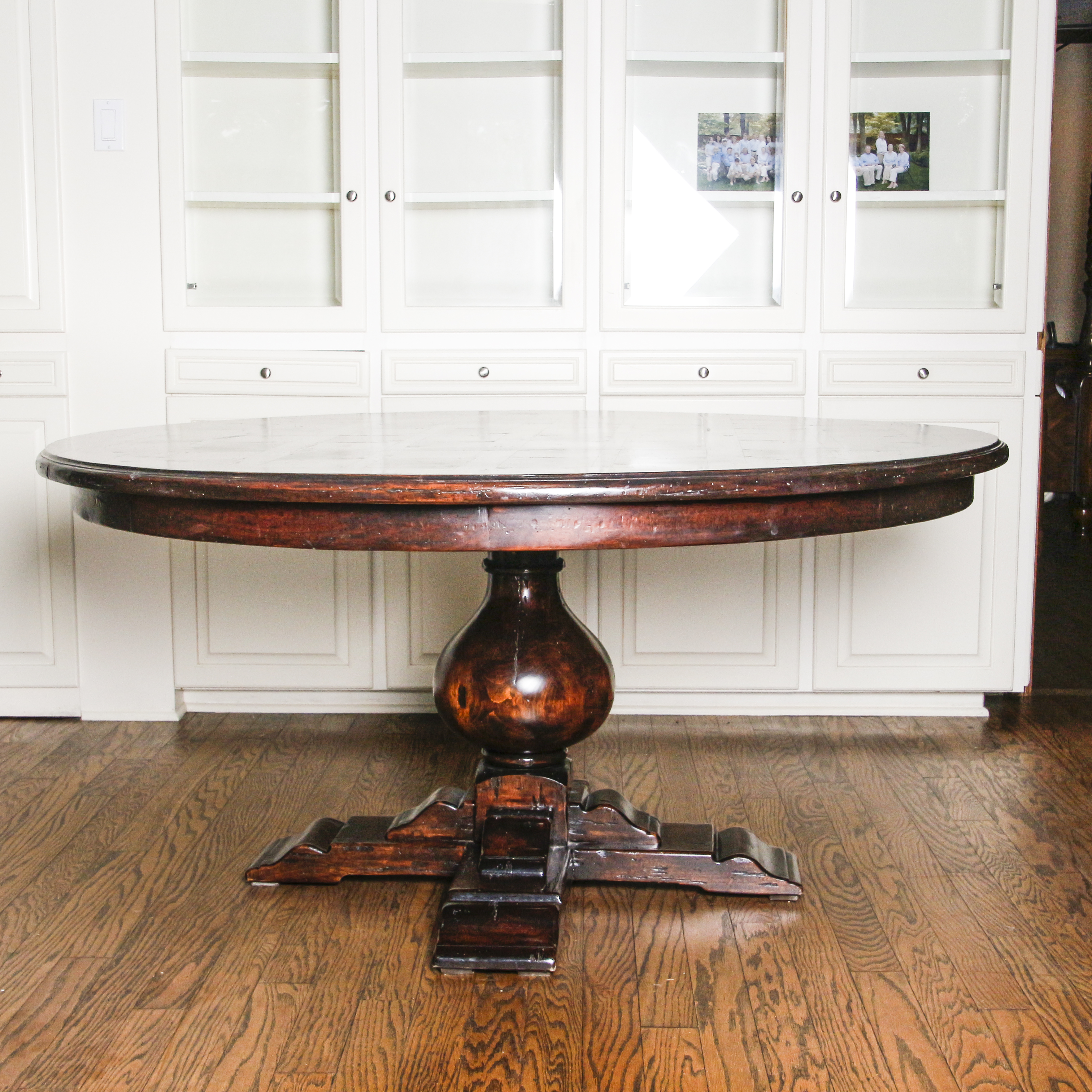 Vintage Pedestal Dining Table