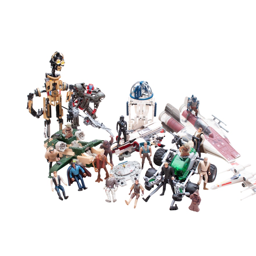 Vintage Star Wars Figurines and Construction Sets