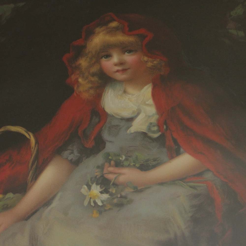 Offset Lithograph on Paper "Little Red Riding Hood"