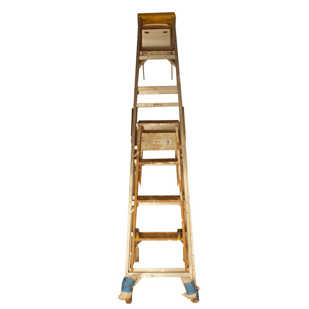 Werner Wood and Aluminum Step Ladders
