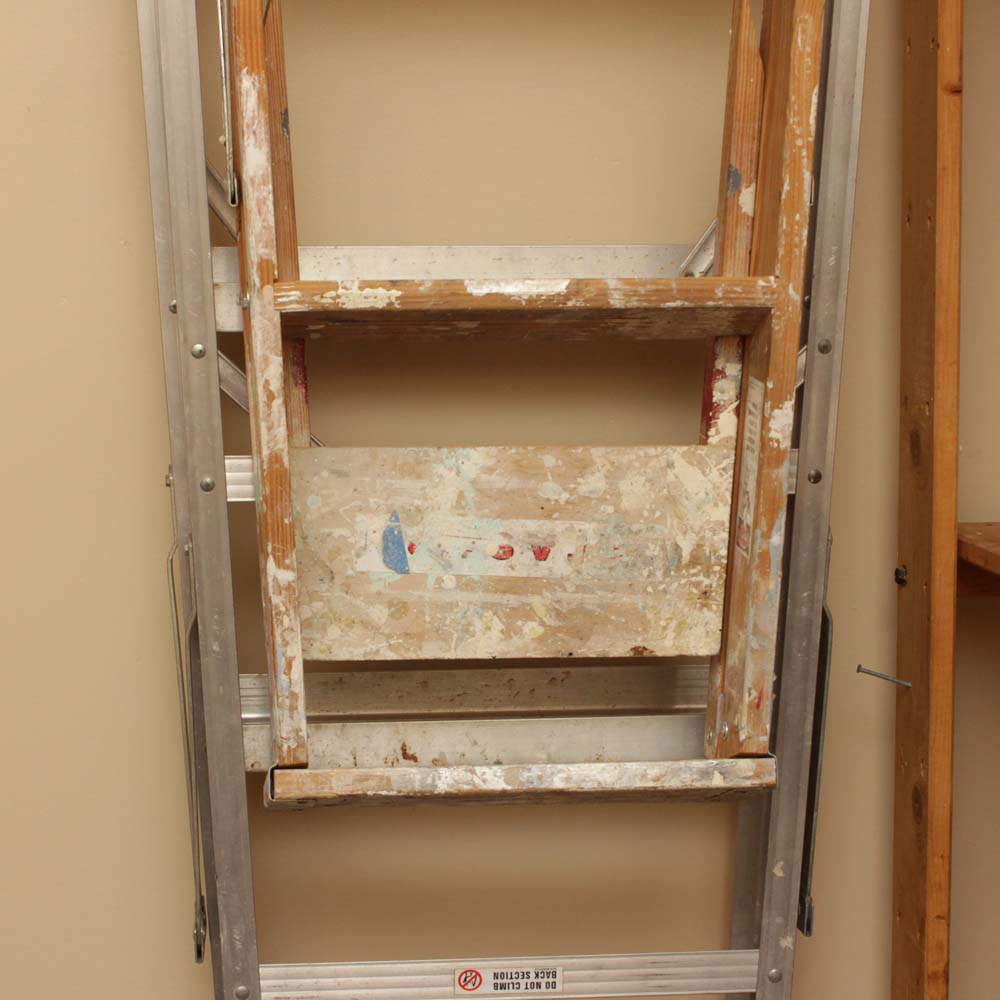 Werner Wood and Aluminum Step Ladders