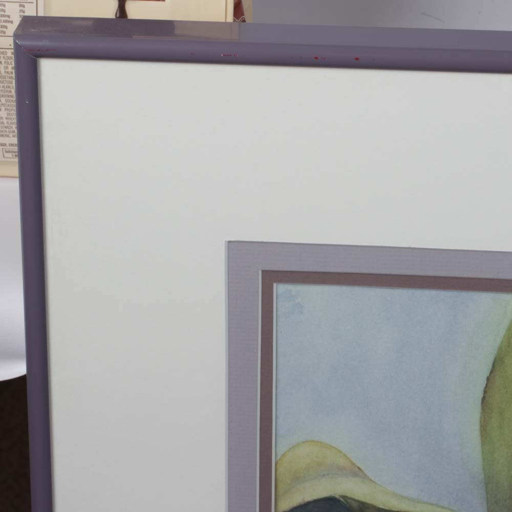 Vintage Rhonda Houck Ltd. Ed. Offset Lithograph on Paper of Iris Blooms