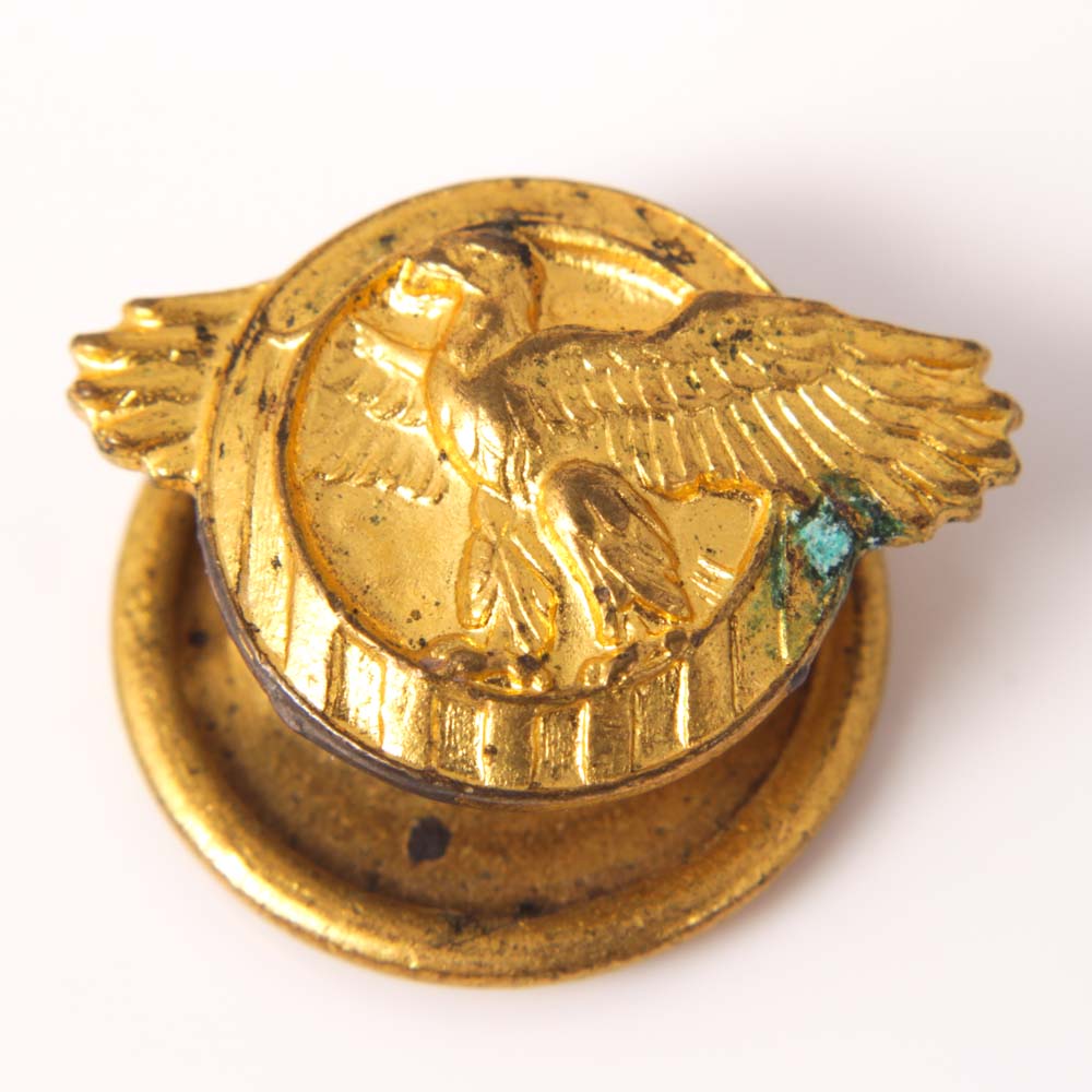 Vintage Gold Tone Military Honorable Discharge Lapel Pins