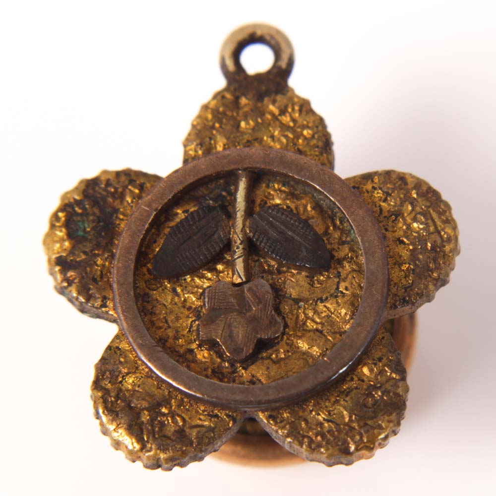 Vintage Gold Tone Military Honorable Discharge Lapel Pins