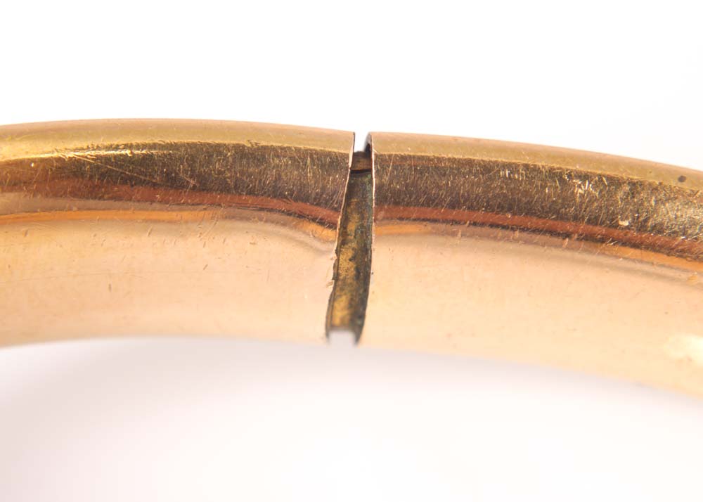 Vintage 14K Yellow Gold S. O. Bigney & Co. Cameo Bracelet