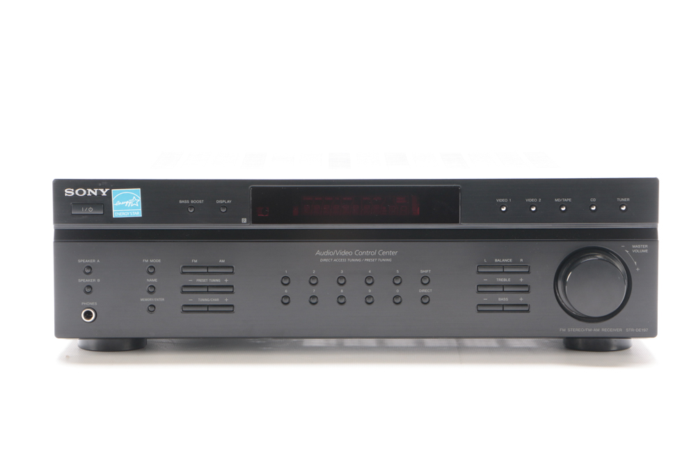 Sony Receiver and Onkyo CD Changer