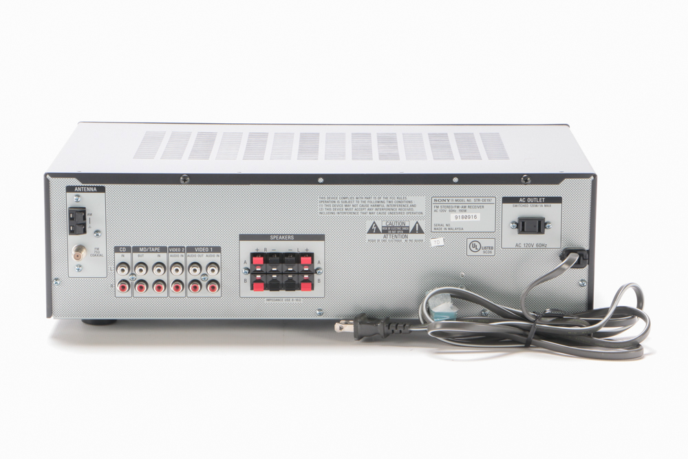 Sony Receiver and Onkyo CD Changer