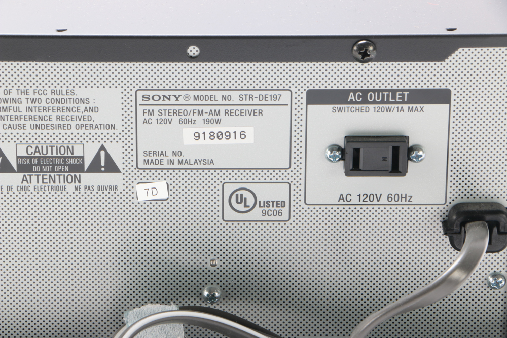 Sony Receiver and Onkyo CD Changer