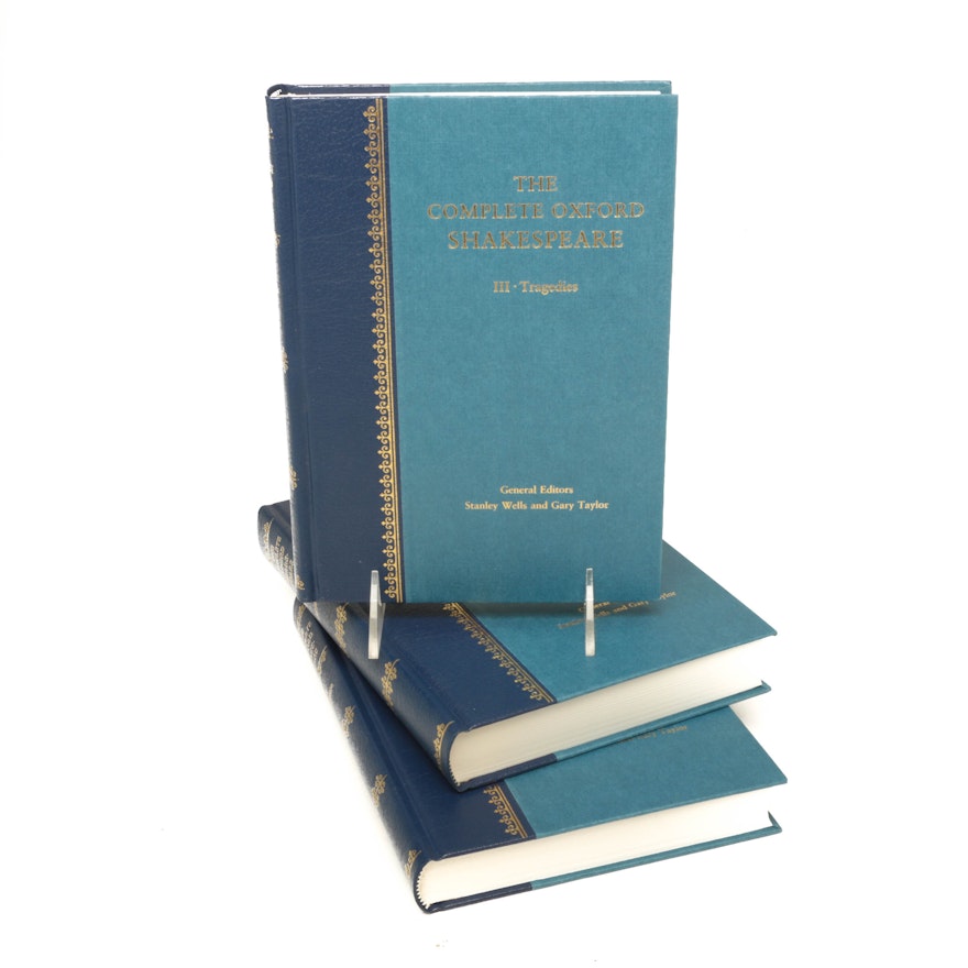 "The Complete Oxford Shakespeare" Three Volume Set