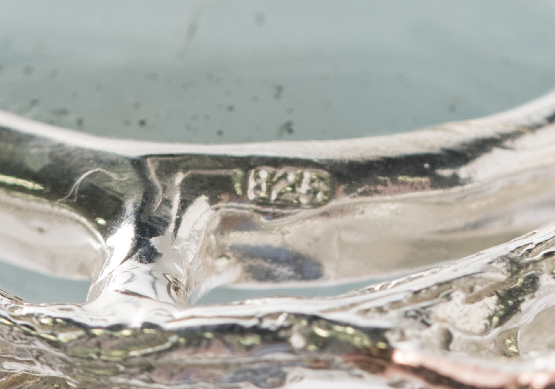 Sterling Silver, 30.55 CT Aquamarine, and Chrome Diopside Leaf Frame Brooch