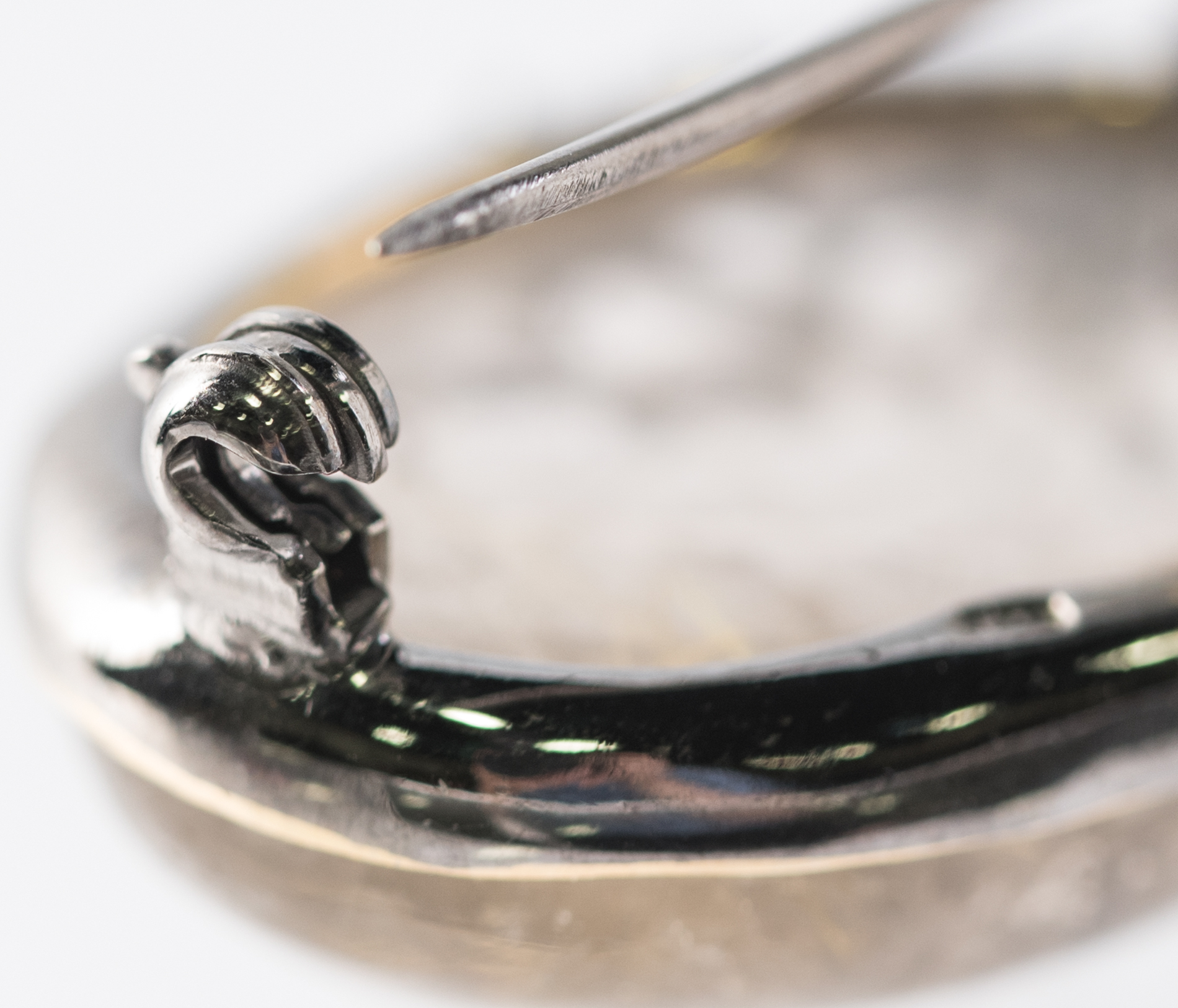 Sterling Silver, 46.60 CT Rutilated Quartz, Peridot, and Garnet Bee Brooch