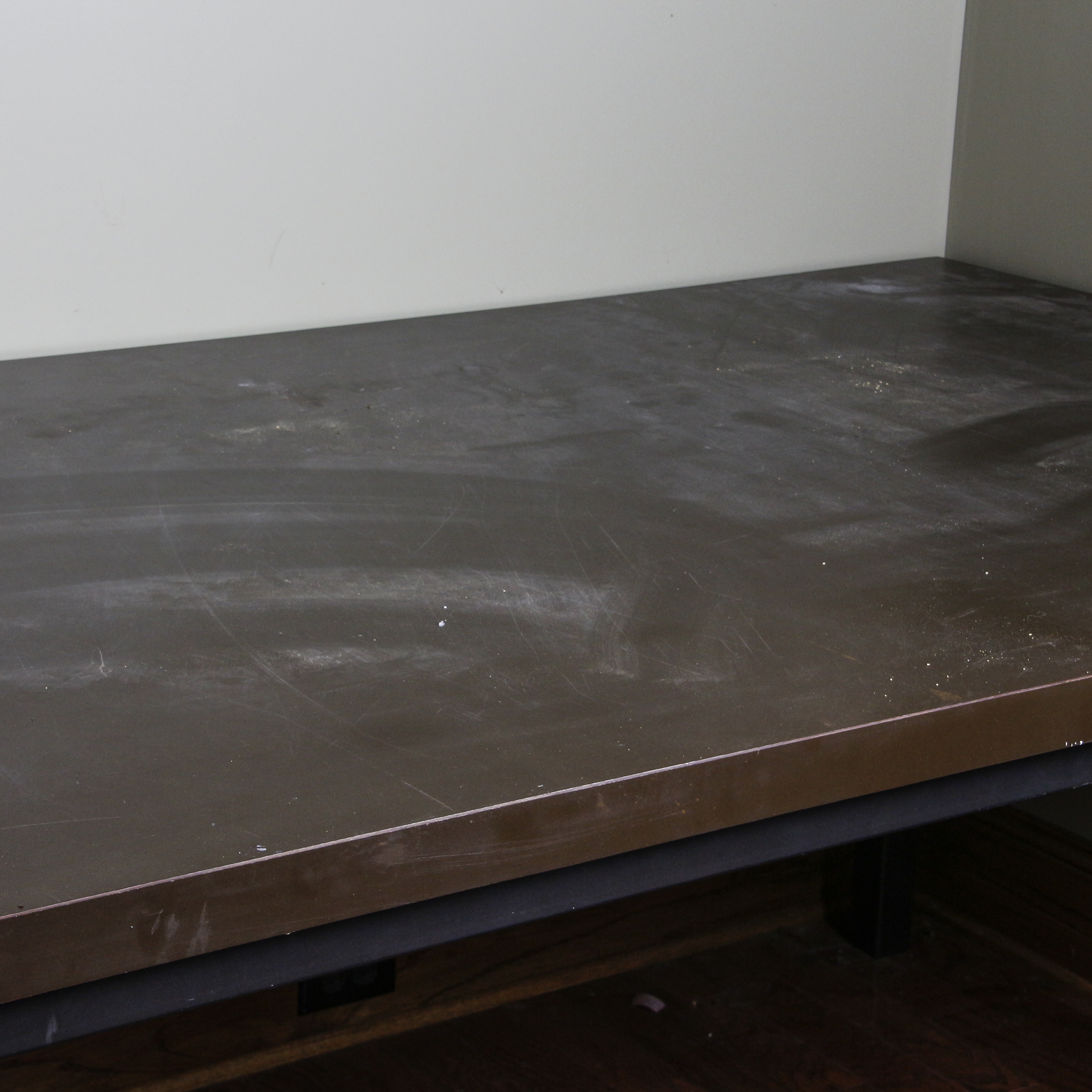 Contemporary Work Table with Magnifying Lamp