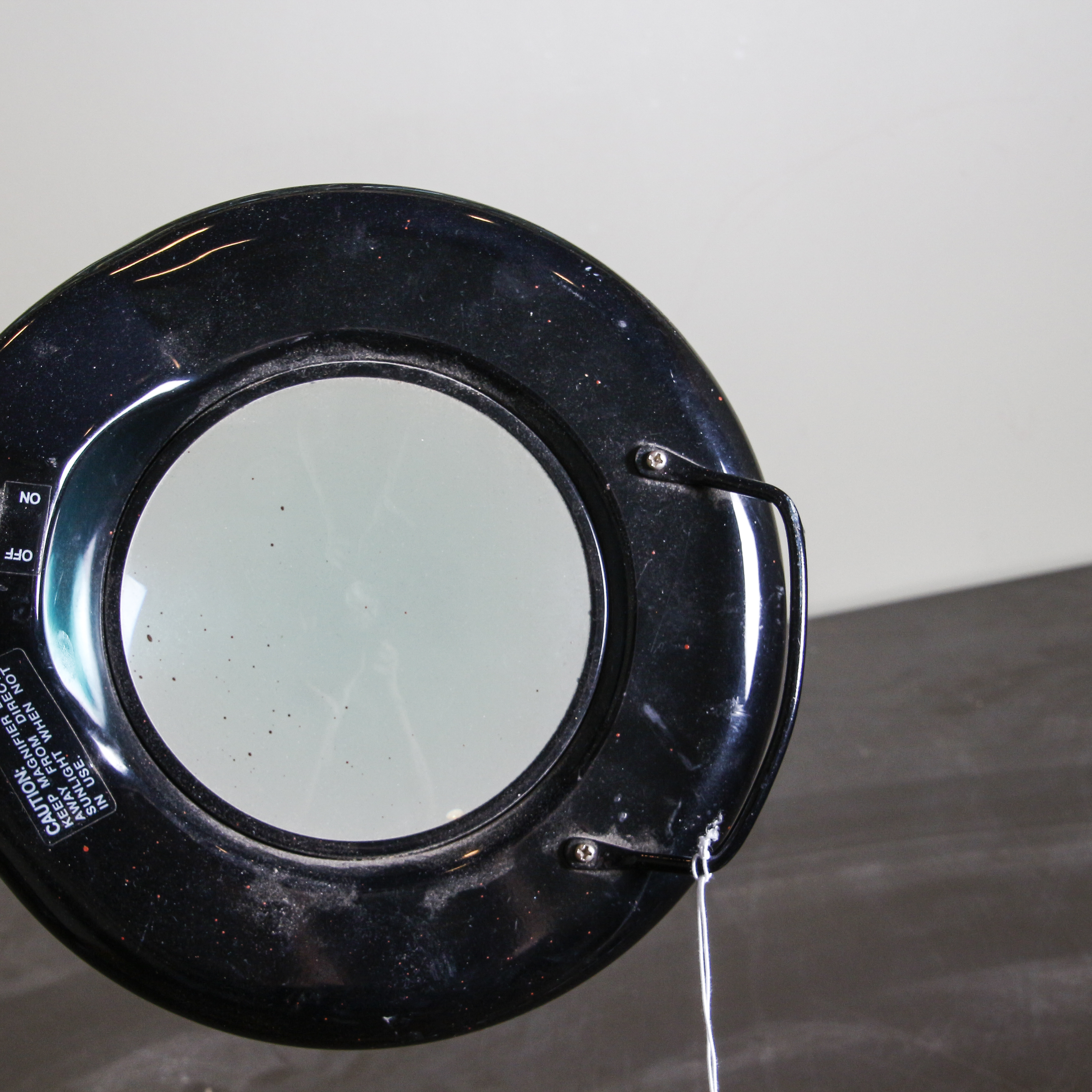 Contemporary Work Table with Magnifying Lamp