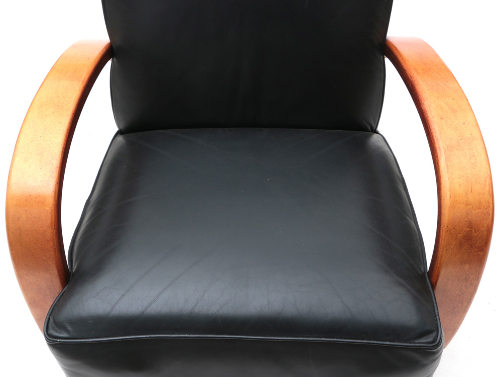 Leather Lounge Chair by Ident