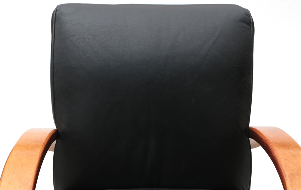 Leather Lounge Chair by Ident