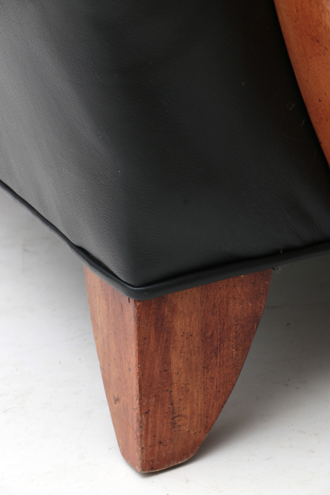 Leather Lounge Chair by Ident