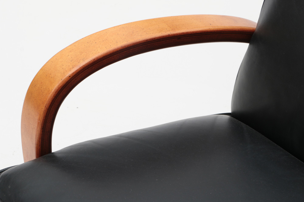 Leather Lounge Chair by Ident