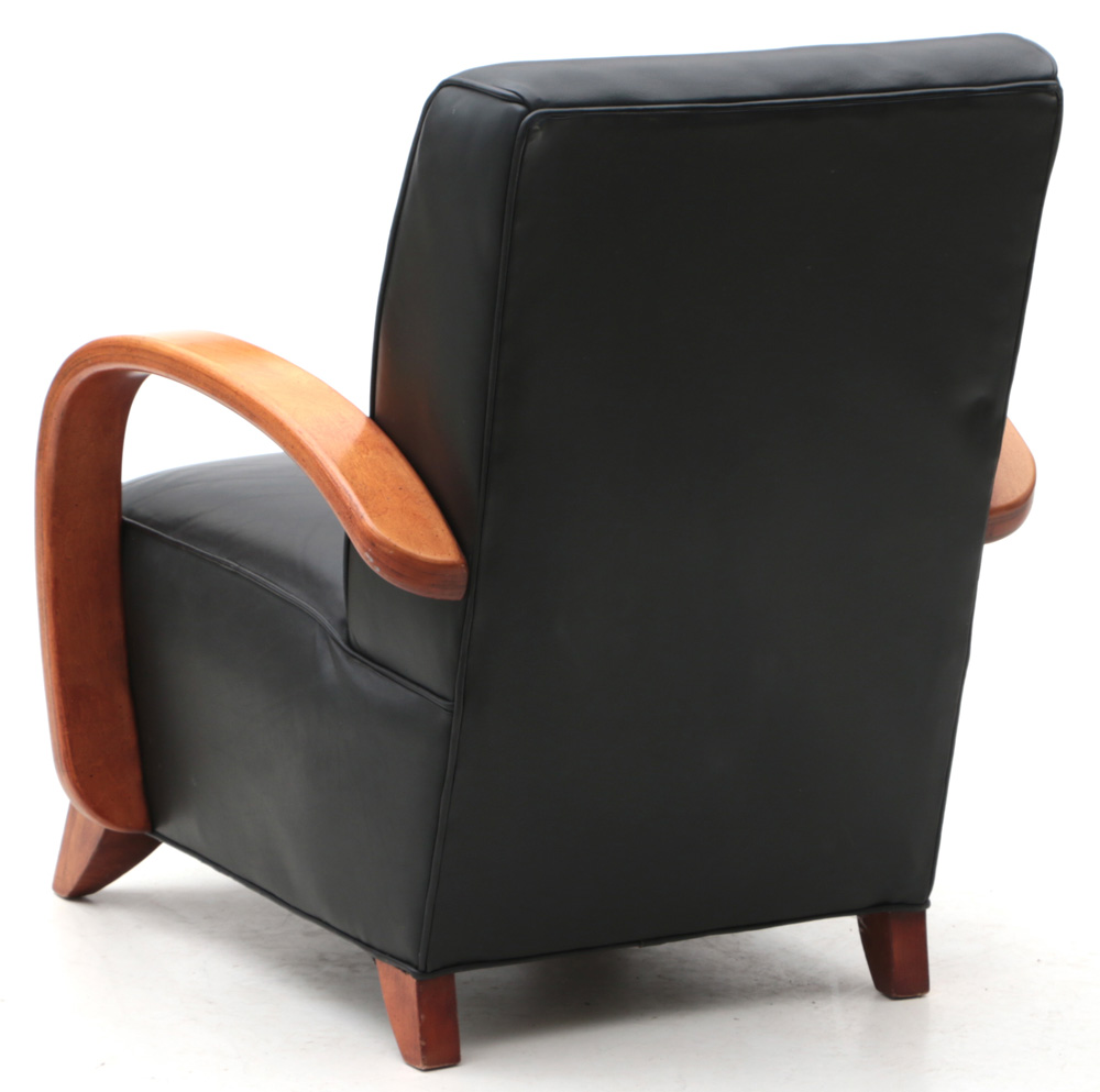Leather Lounge Chair by Ident