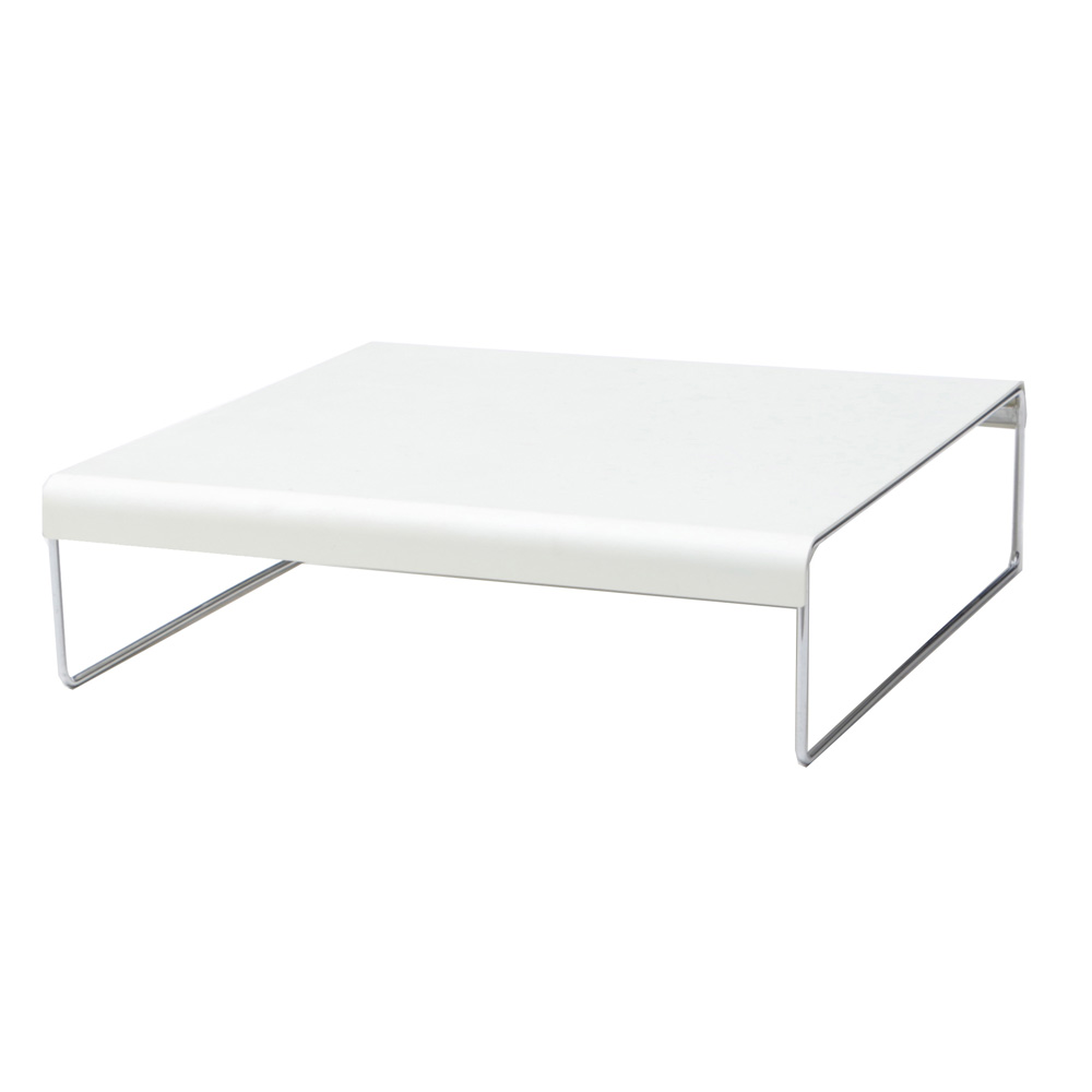 Low White Laminate Coffee Table from Cassina
