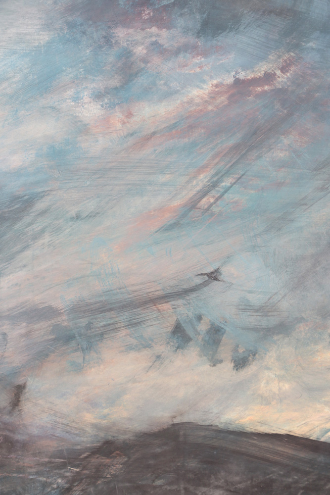 Original Abstract Oil Painting on Board