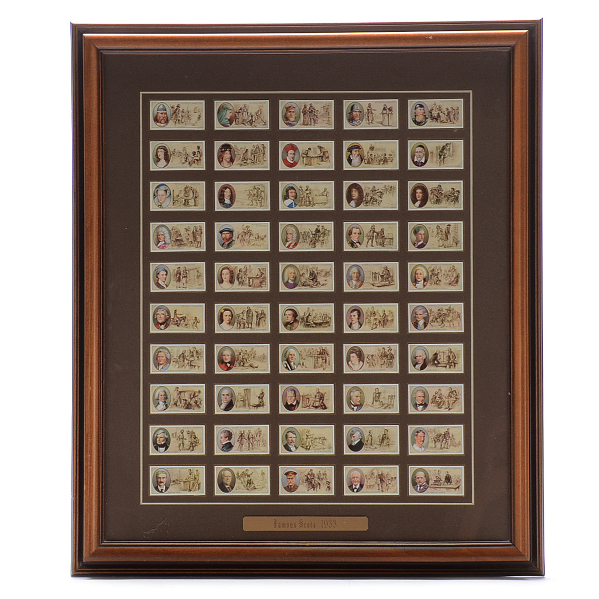 Collection of Vintage Offset Lithograph Cigarette Papers "Famous Scots"