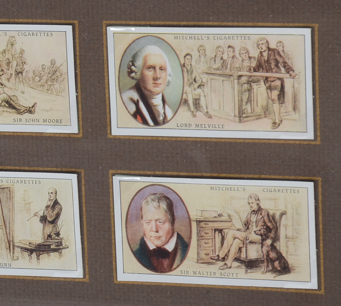 Collection of Vintage Offset Lithograph Cigarette Papers "Famous Scots"