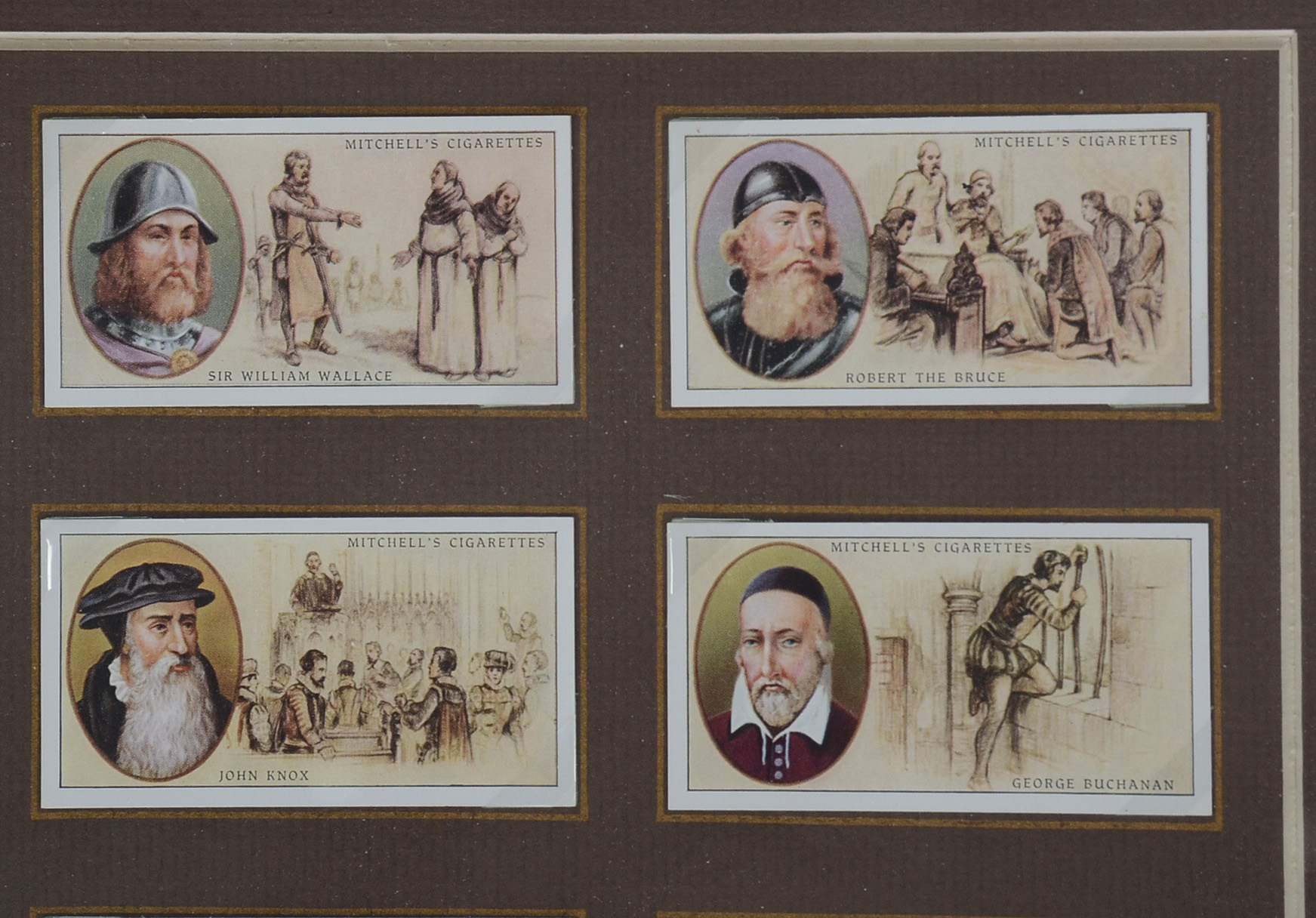 Collection of Vintage Offset Lithograph Cigarette Papers "Famous Scots"